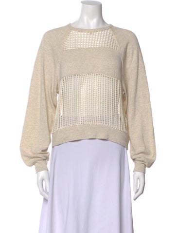 Pre-owned Isabel Marant Crew Neck Long Sleeve Sweatshirt In Neutral
