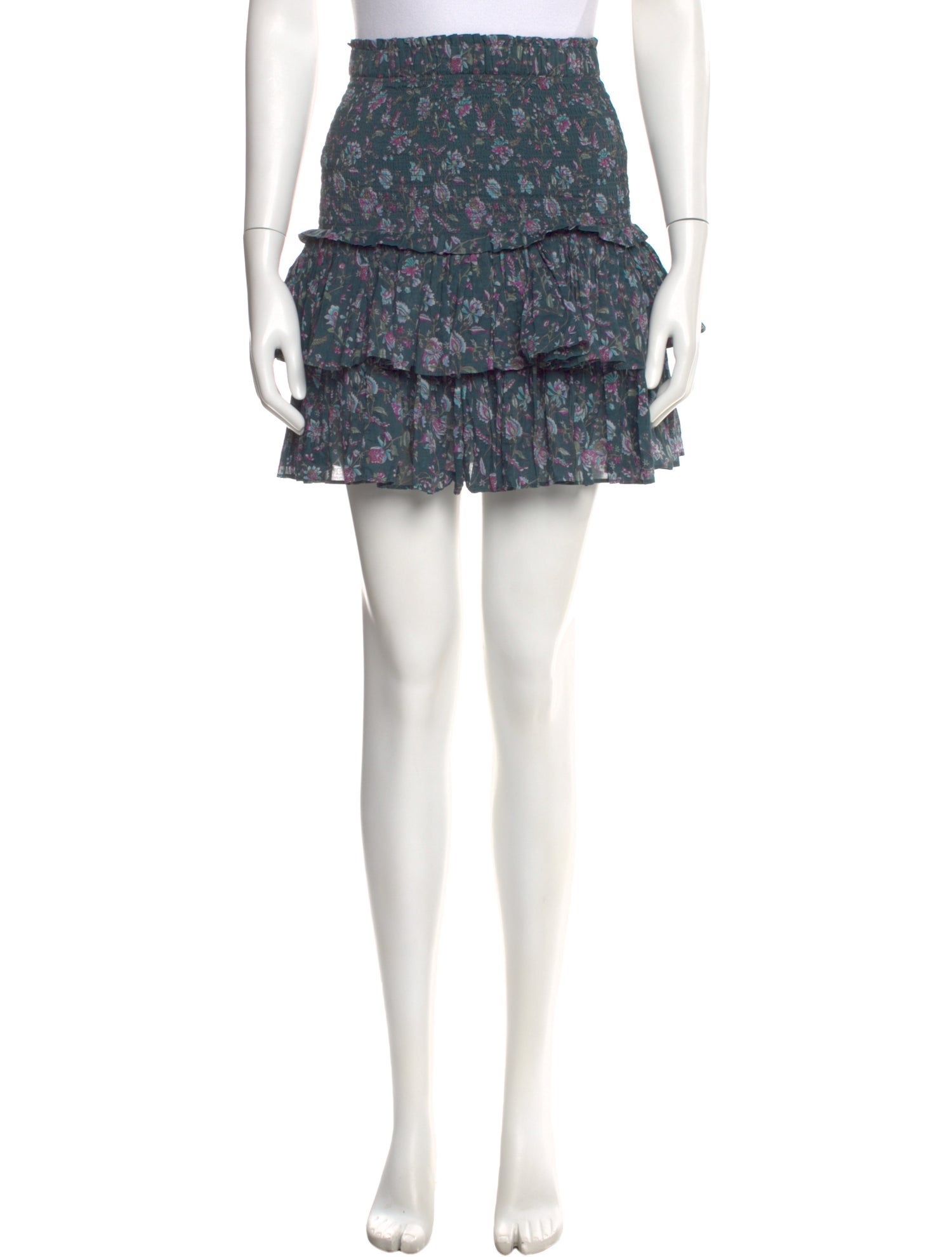 Isabel Marant Floral Print Mini Skirt