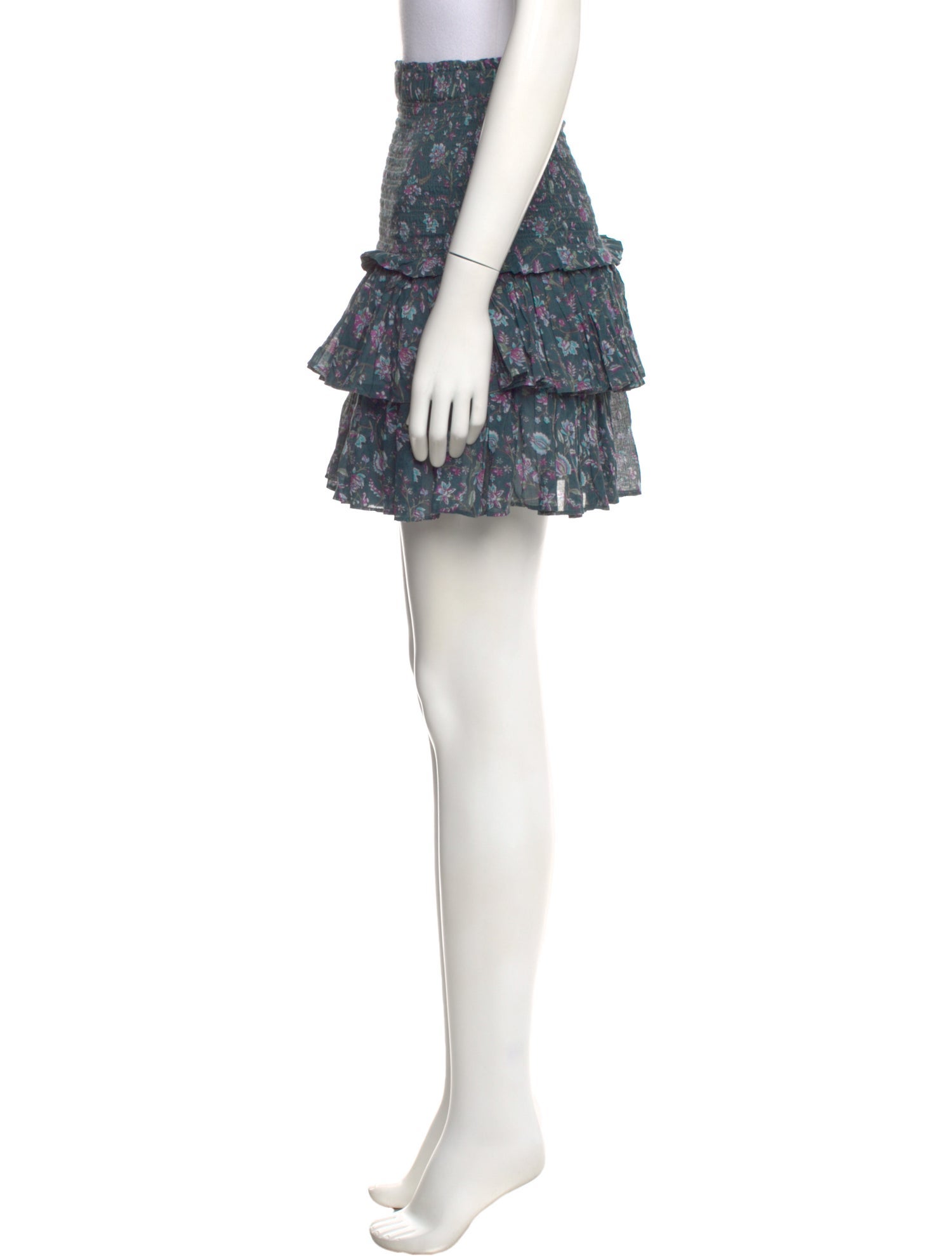 Isabel Marant Floral Print Mini Skirt