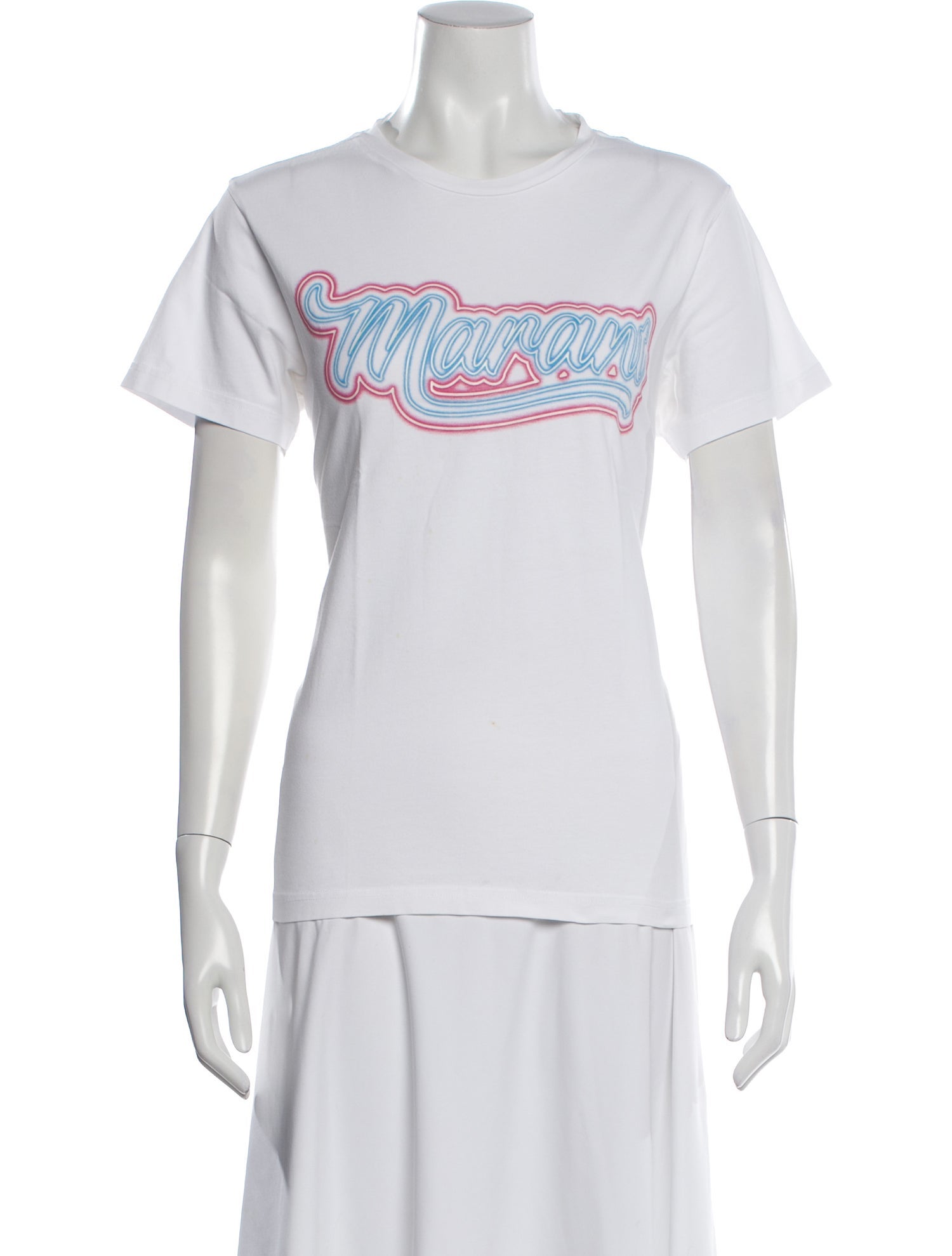 Isabel Marant Graphic Print Crew Neck T-Shirt