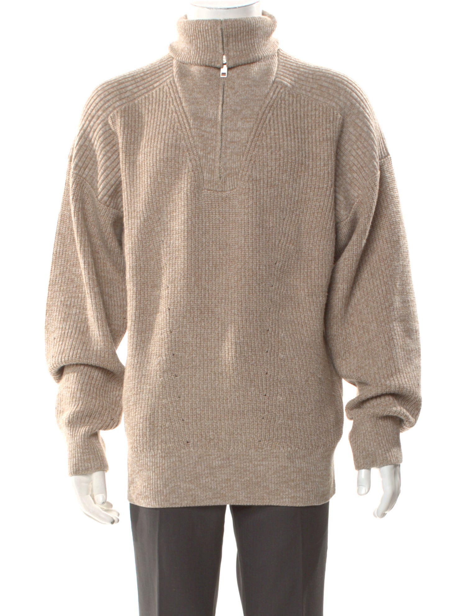 Isabel Marant Merino Wool Turtleneck Cardigan