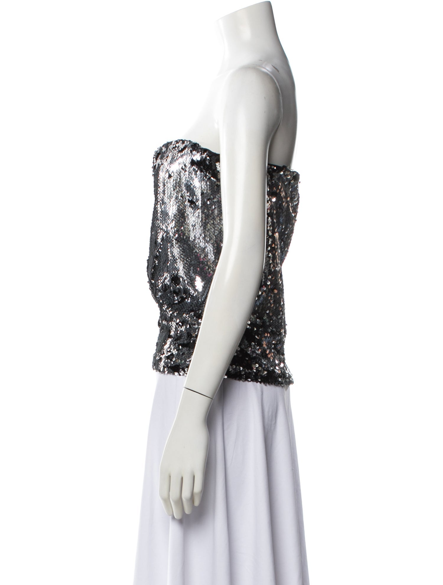 Isabel Marant Sequin Plunge Neckline Top