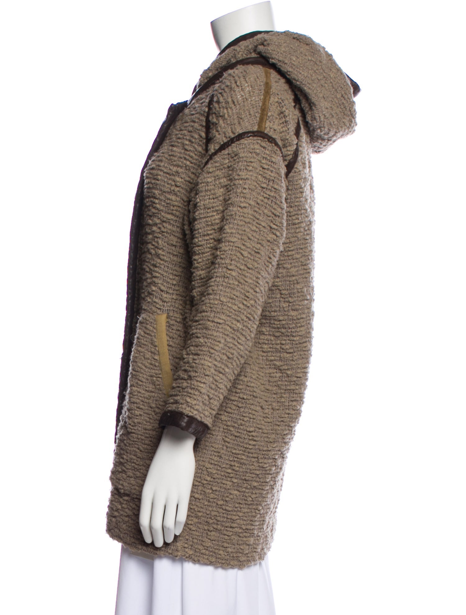 Isabel Marant Virgin Wool Faux Fur Jacket