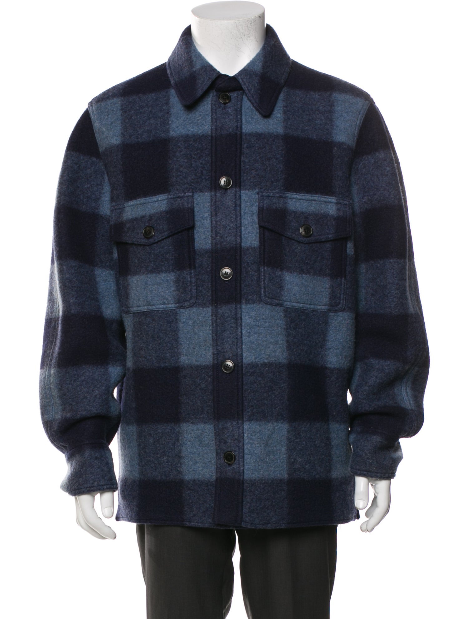 Isabel Marant Plaid Print Trucker Jacket