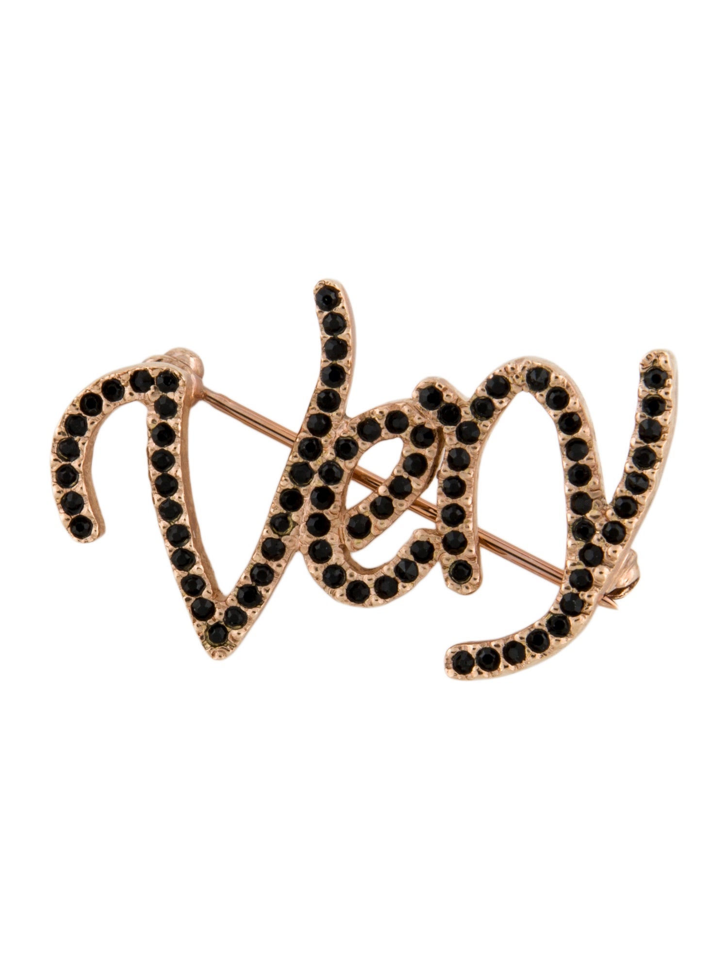 Isabel Marant Crystal "Very" Brooch
