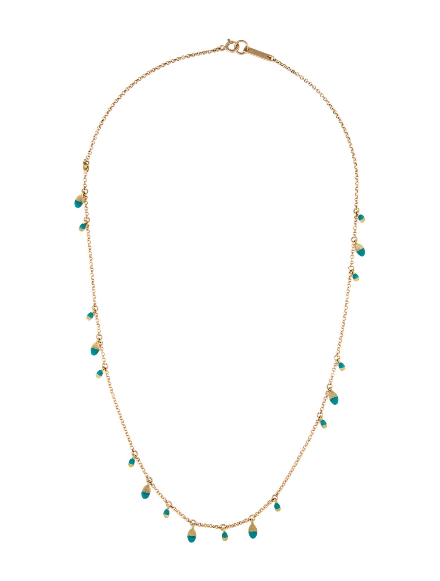 Isabel Marant Enamel Chain Necklace