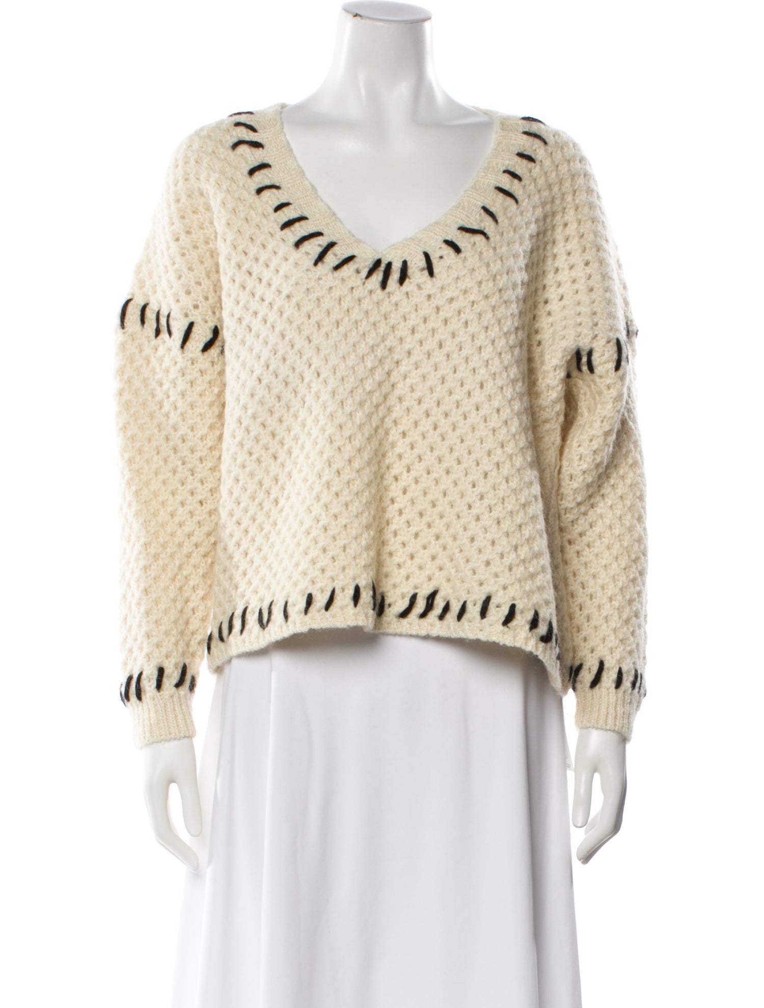 Isabel Marant Printed Scoop Neck Sweater