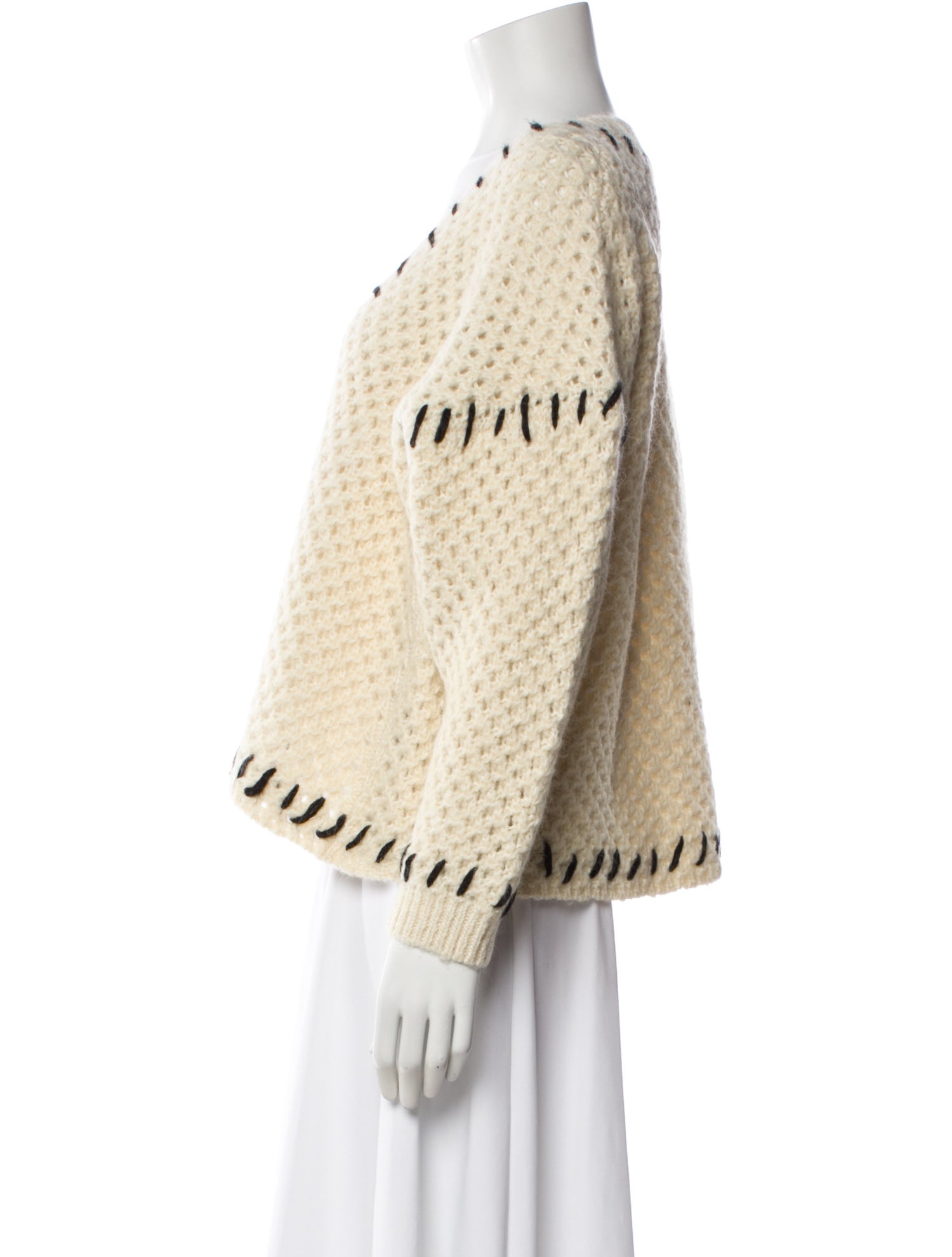 Isabel Marant Printed Scoop Neck Sweater