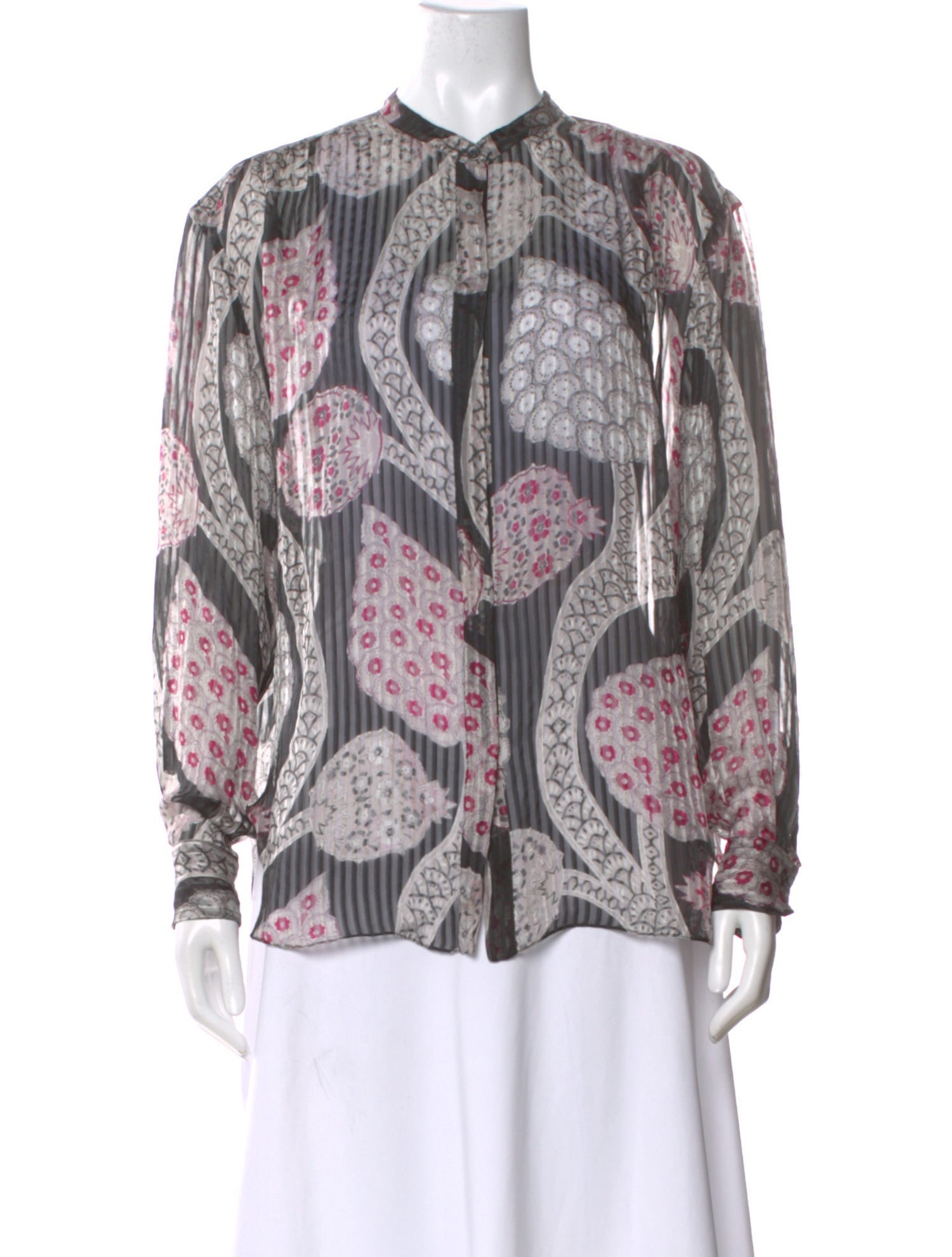 Isabel Marant Silk Patterned Blouse