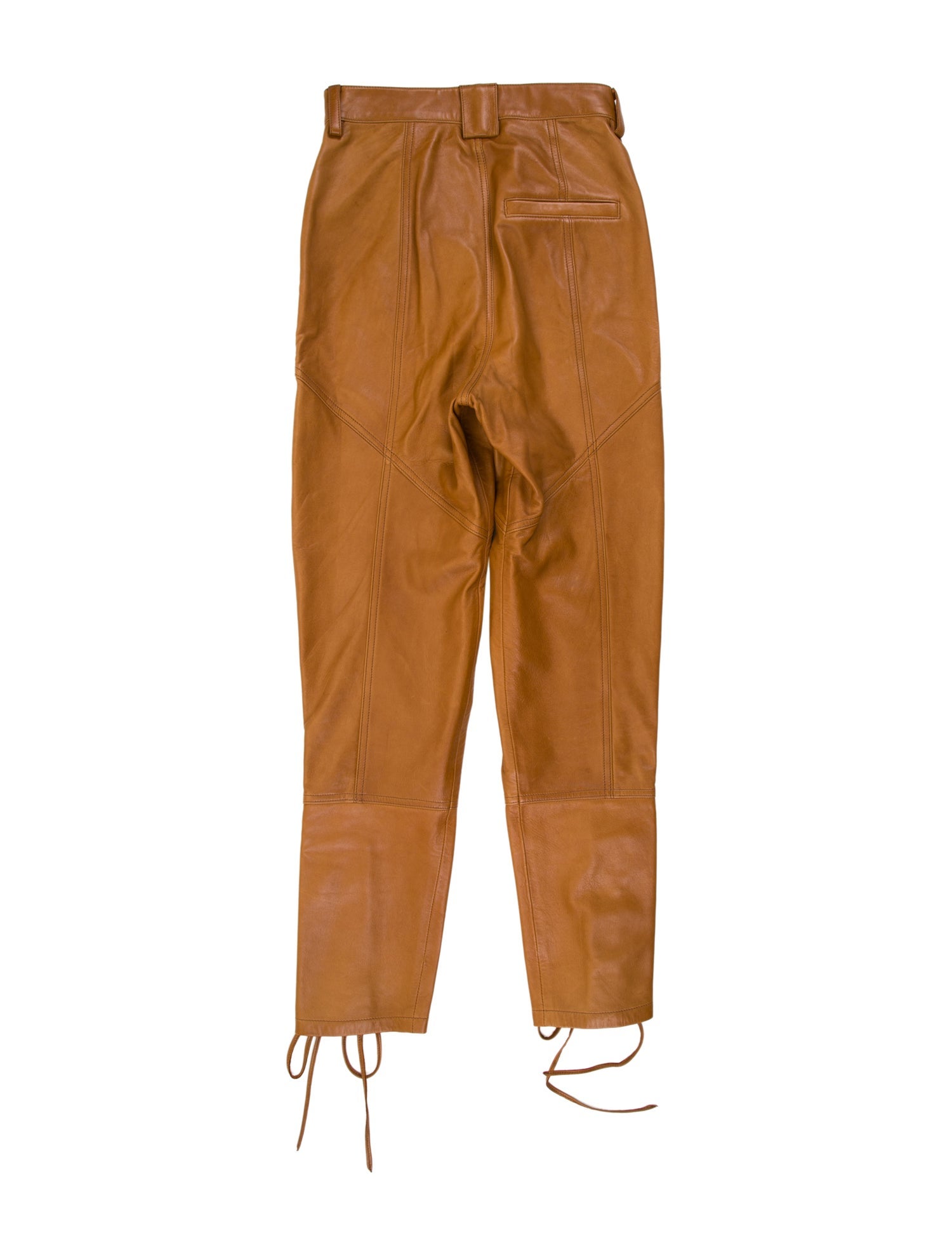 Isabel Marant Lamb Leather Skinny Leg Pants