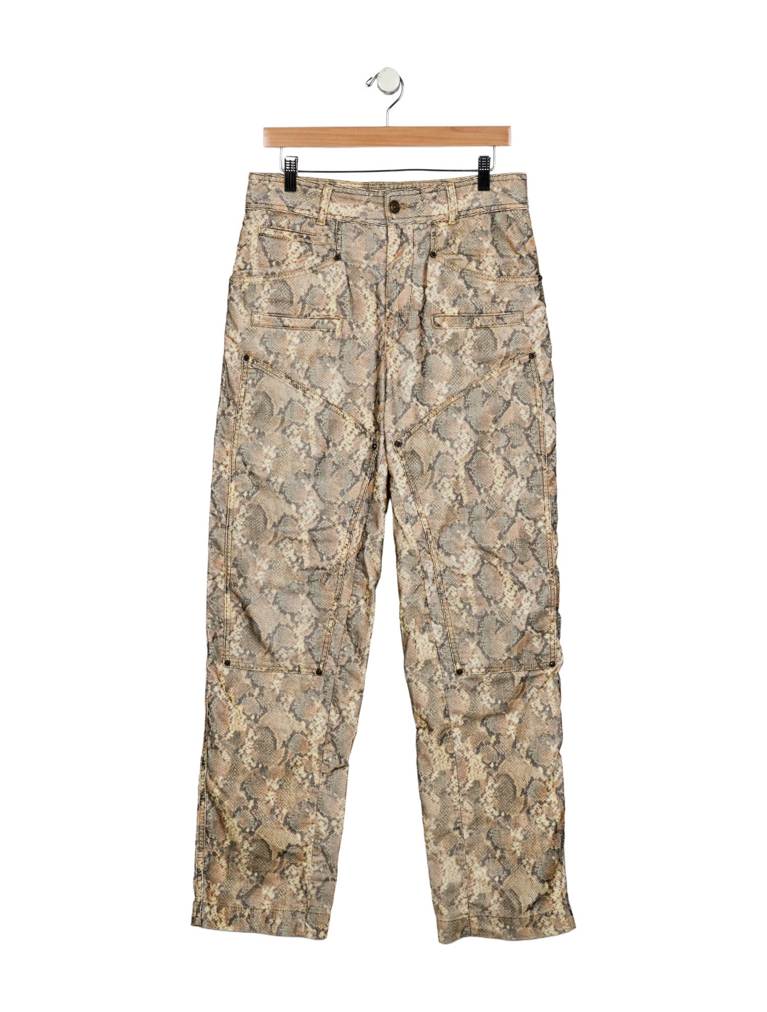 Isabel Marant High-Rise Straight Leg Jeans