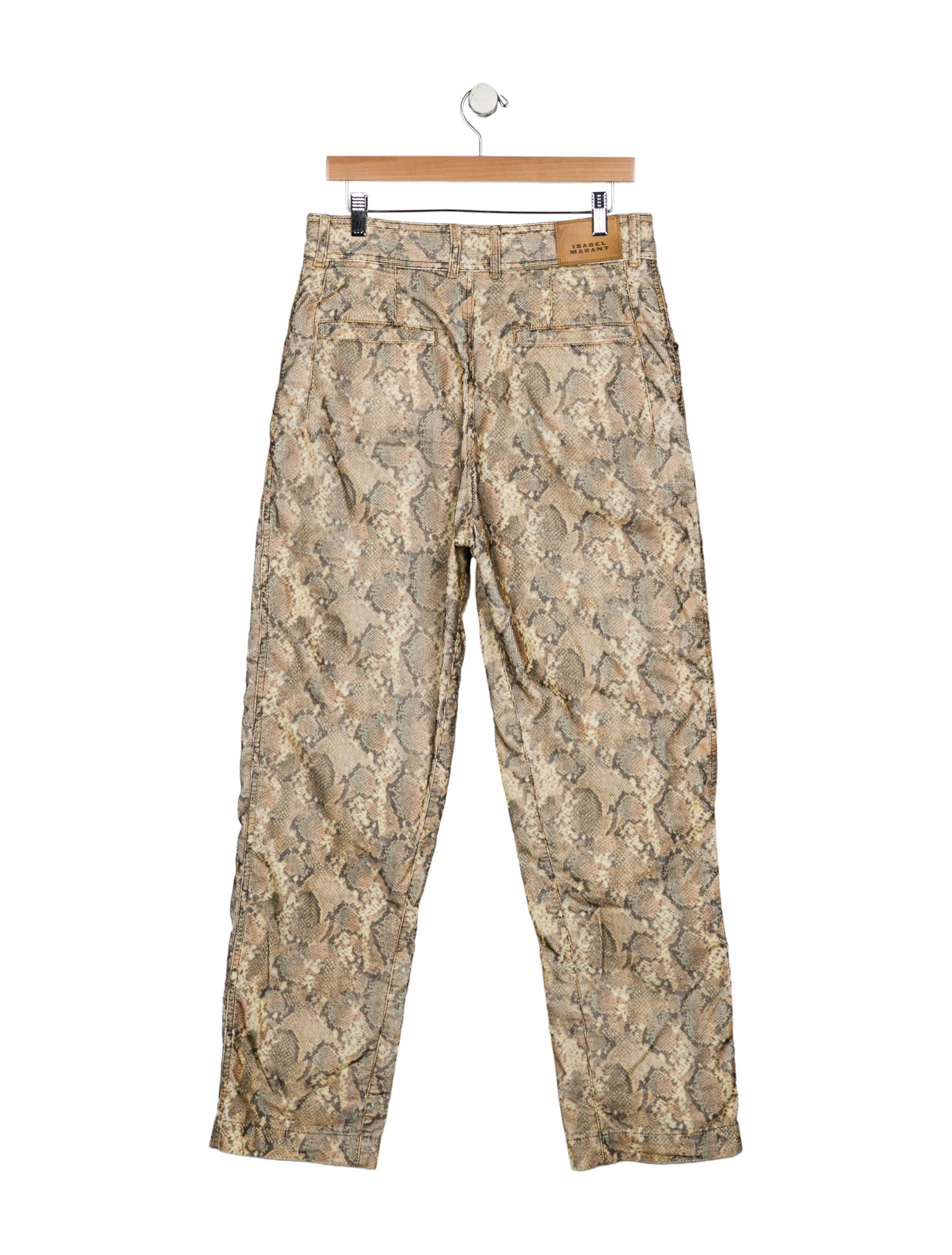 Isabel Marant High-Rise Straight Leg Jeans