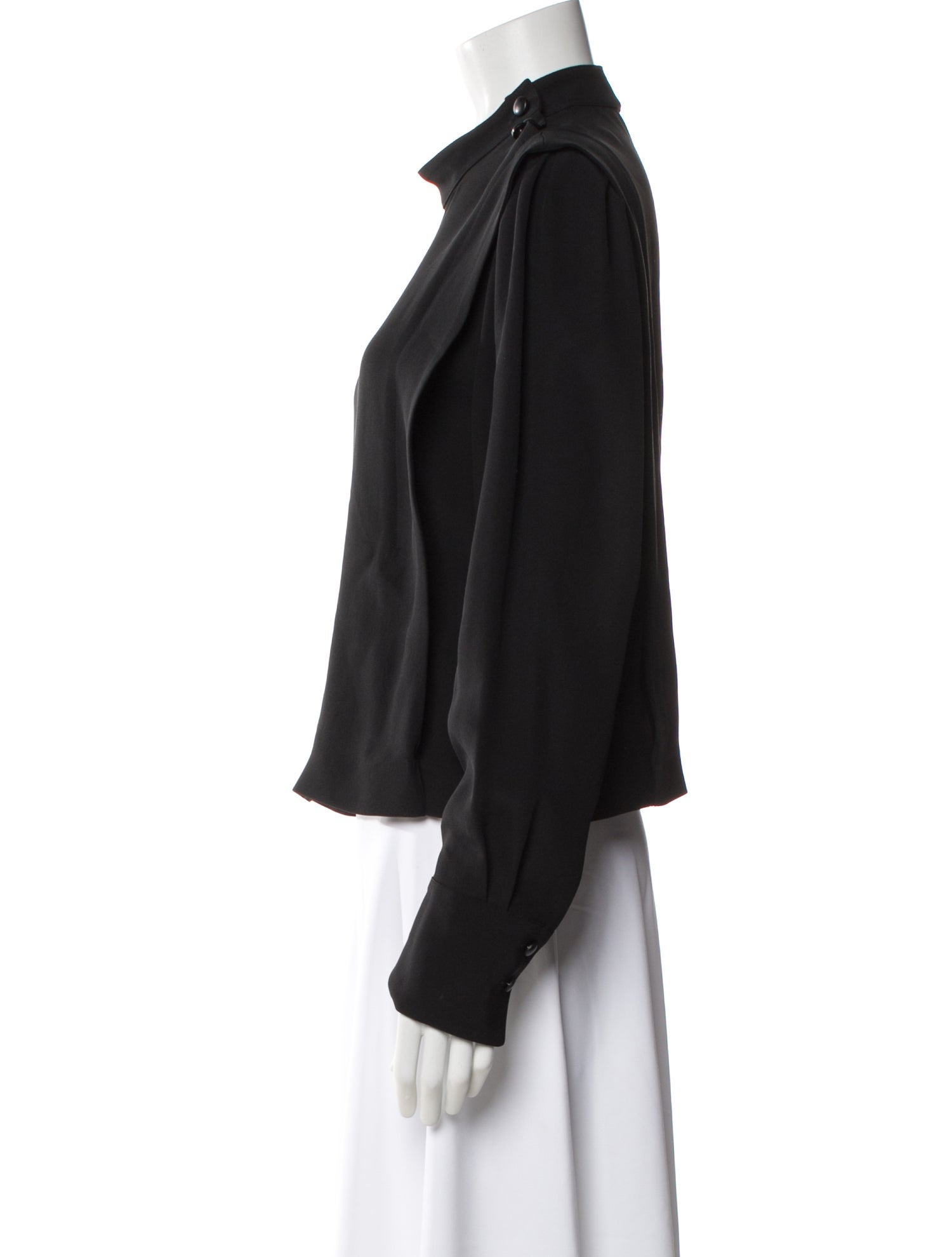 Isabel Marant Mock Neck Long Sleeve Top