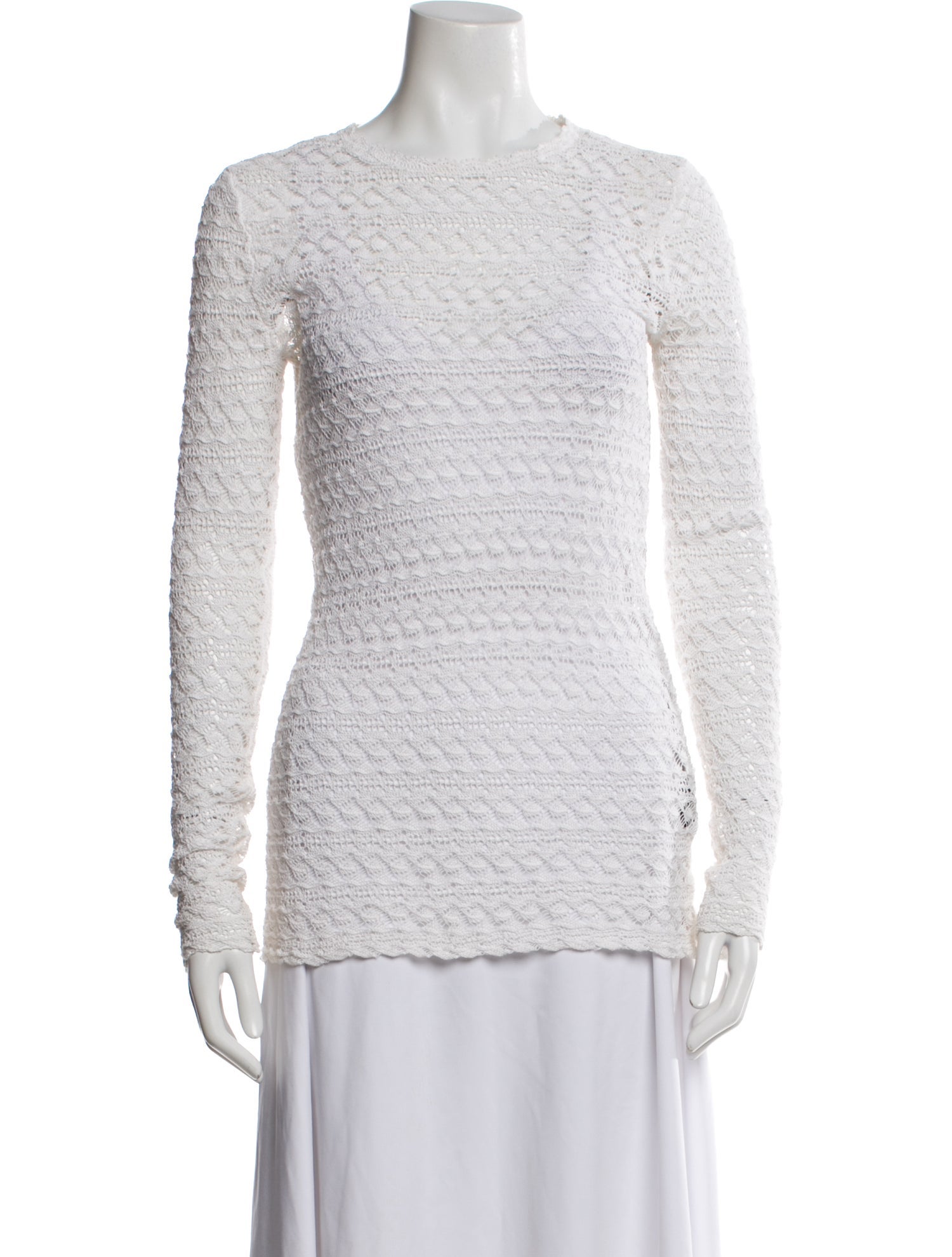 Isabel Marant Crew Neck Long Sleeve Top