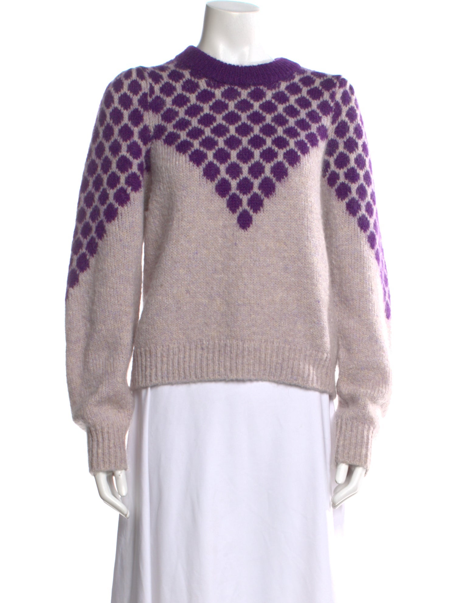 Isabel Marant Mohair Printed Sweater