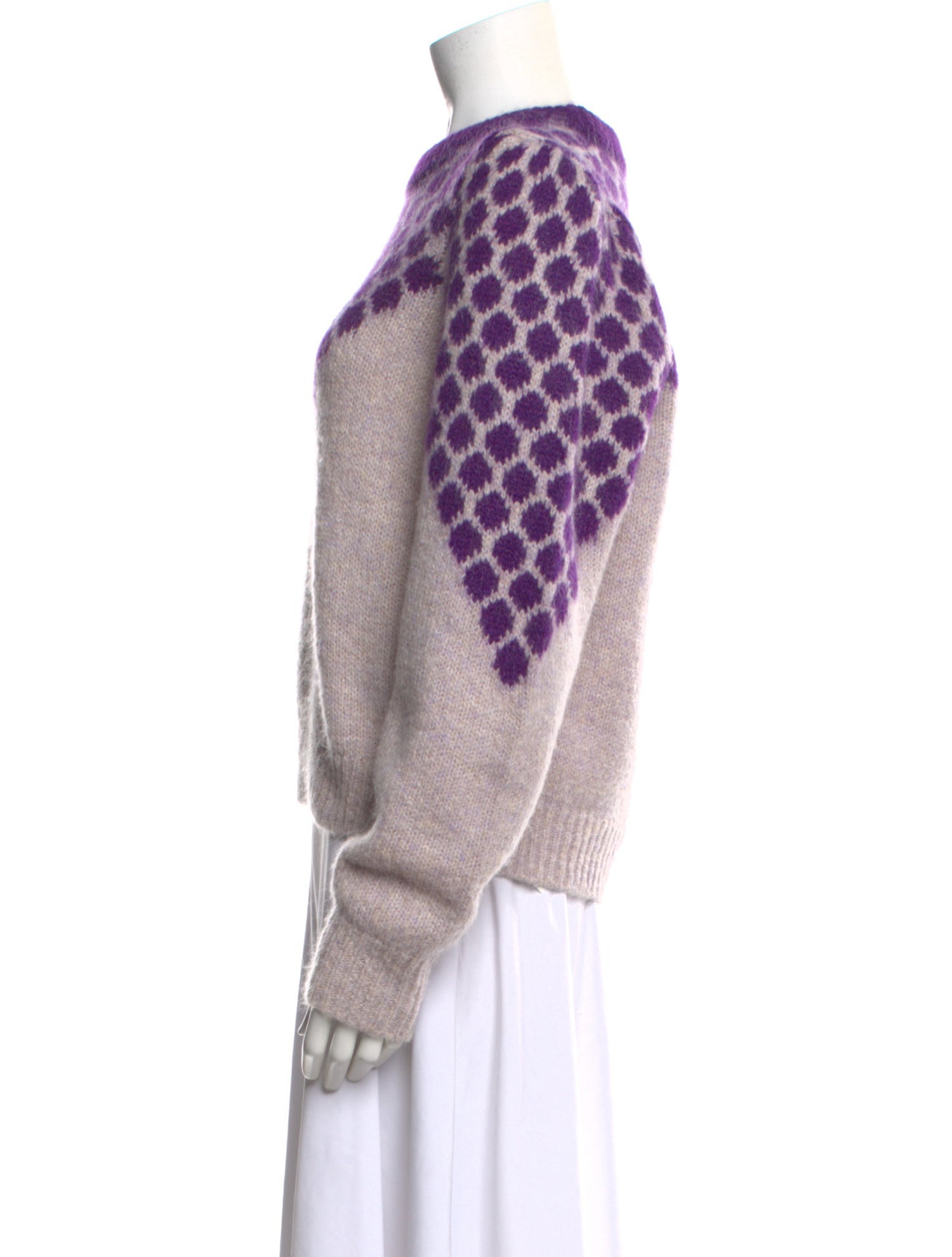 Isabel Marant Mohair Printed Sweater