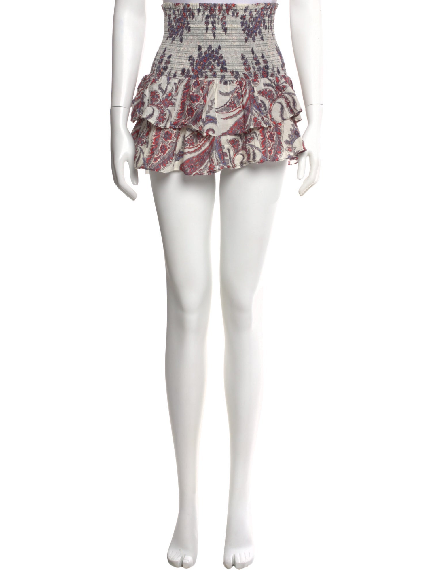 Isabel Marant Paisley Print Mini Skirt