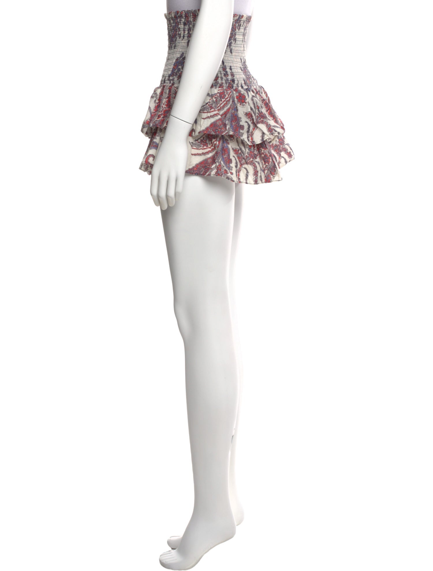 Isabel Marant Paisley Print Mini Skirt