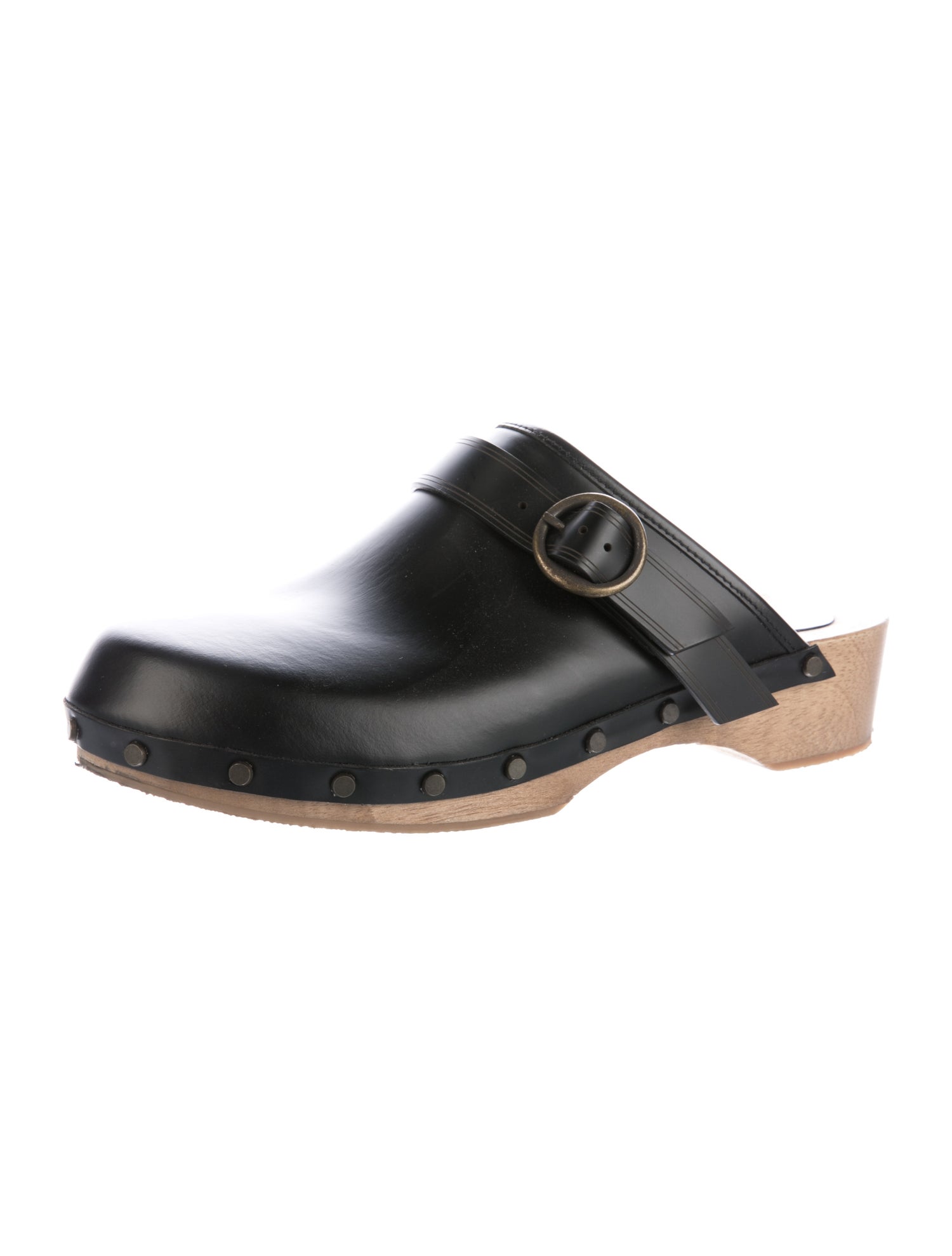 Isabel Marant Leather Studded Accents Mules