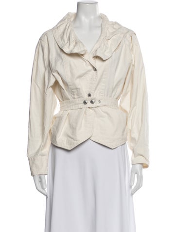 Pre-owned Isabel Marant Linen Evening Jacket In Neutral