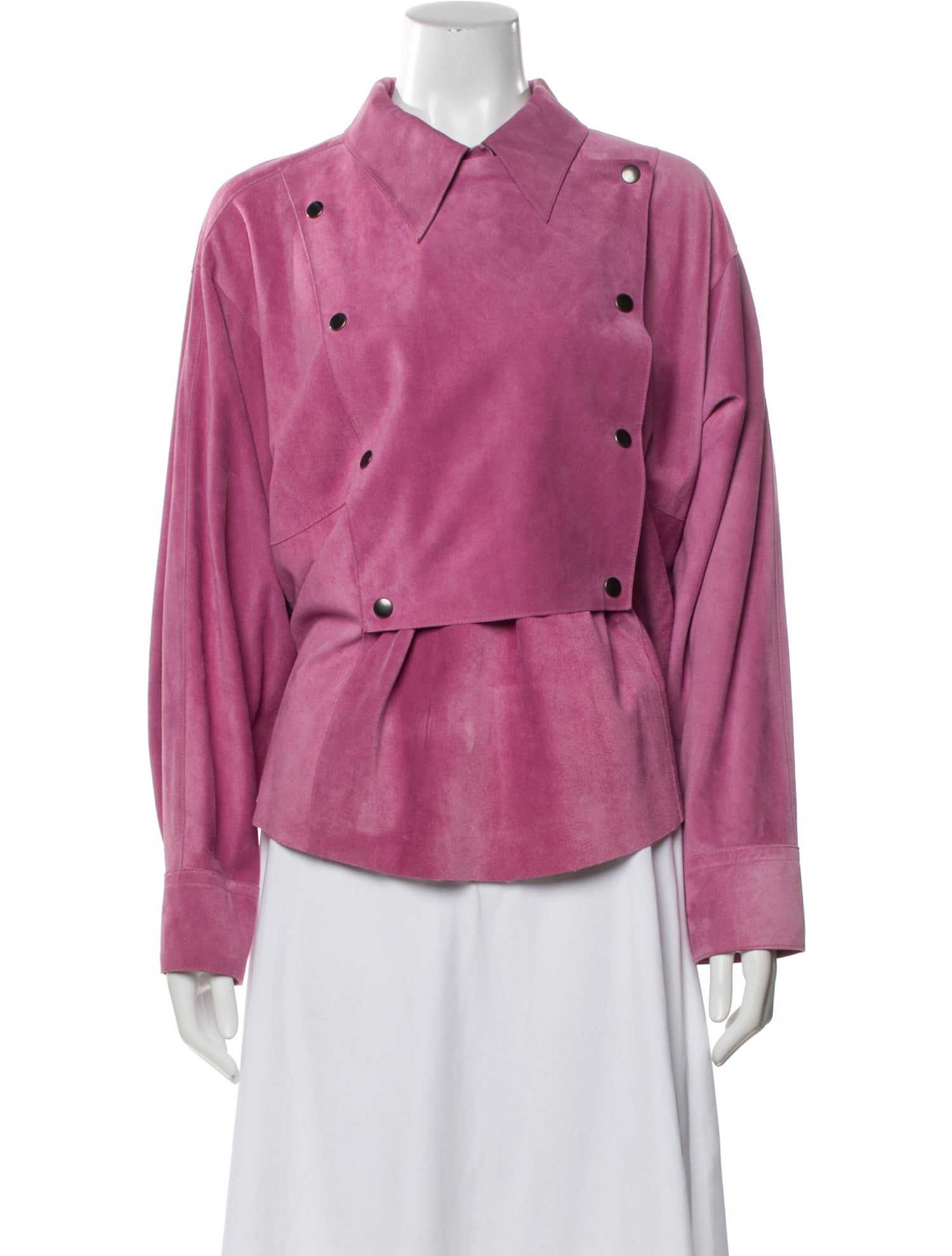 Isabel Marant Leather Long Sleeve Top