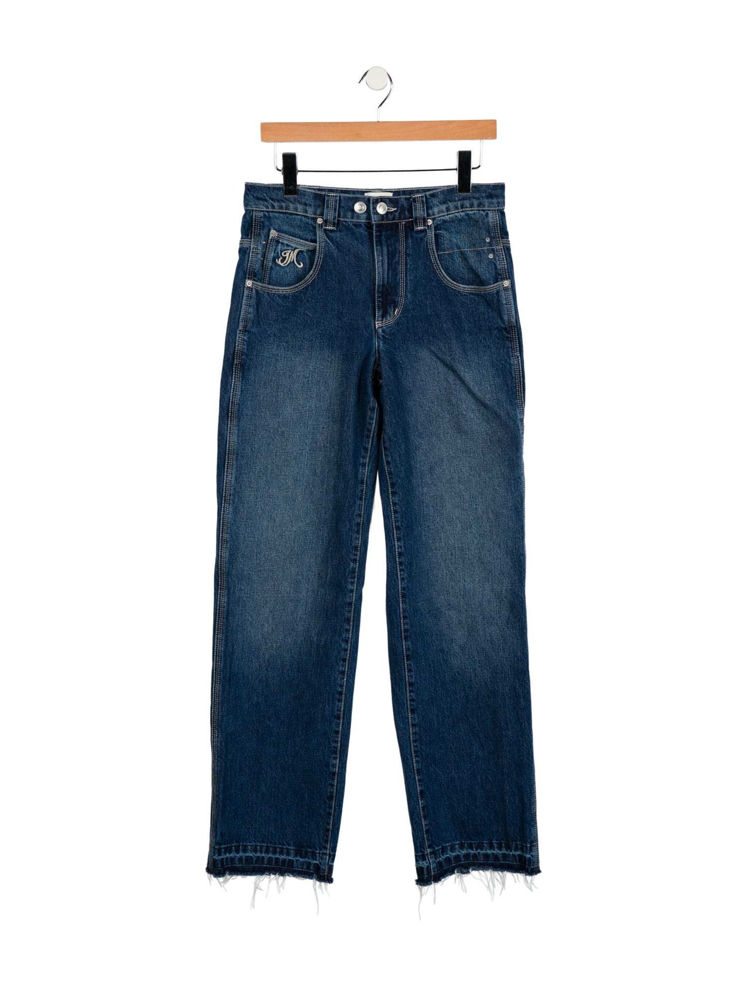 Isabel Marant Mid-Rise Wide Leg Jeans