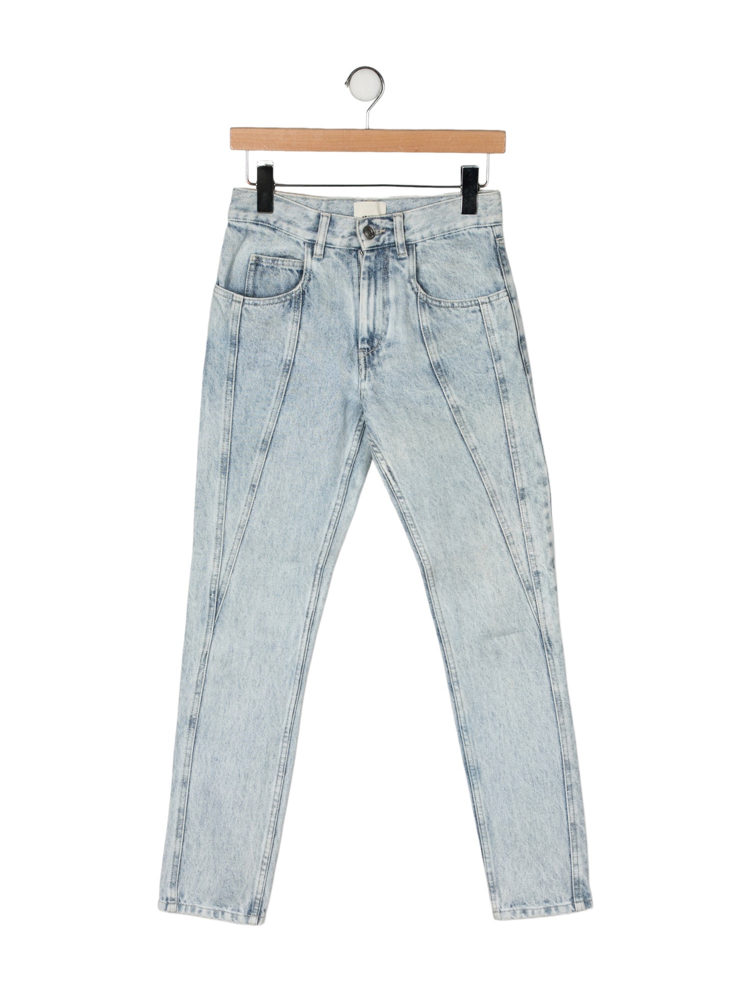 Isabel Marant High-Rise Straight Leg Jeans