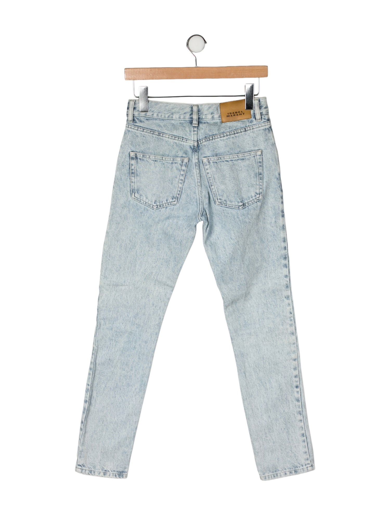 Isabel Marant High-Rise Straight Leg Jeans