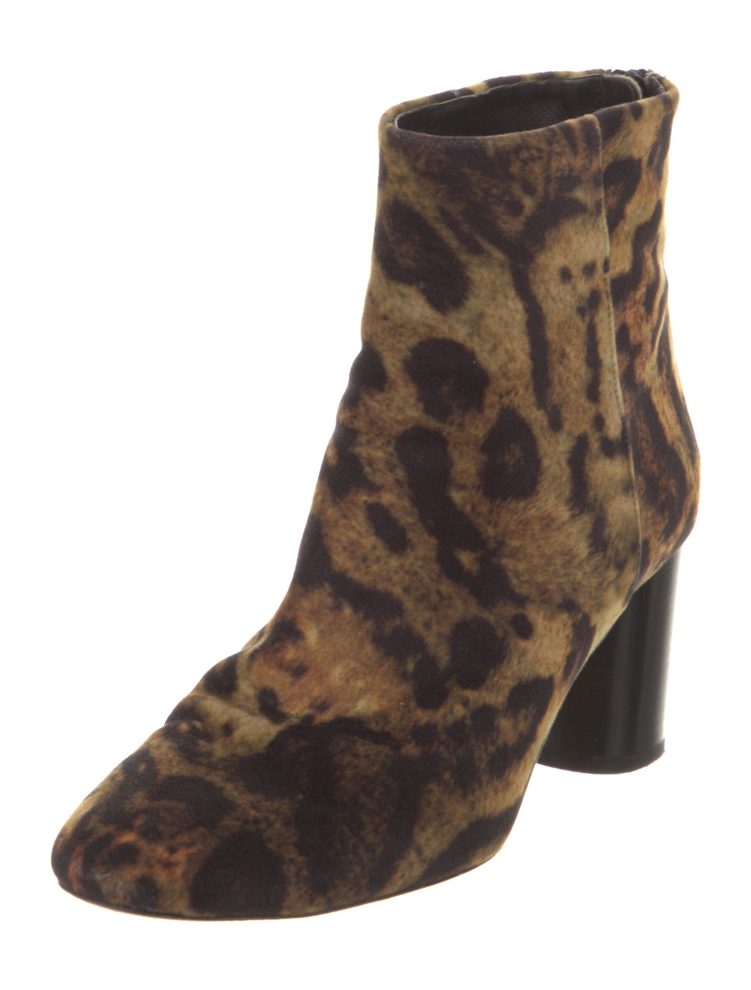 Isabel Marant Suede Animal Print Boots
