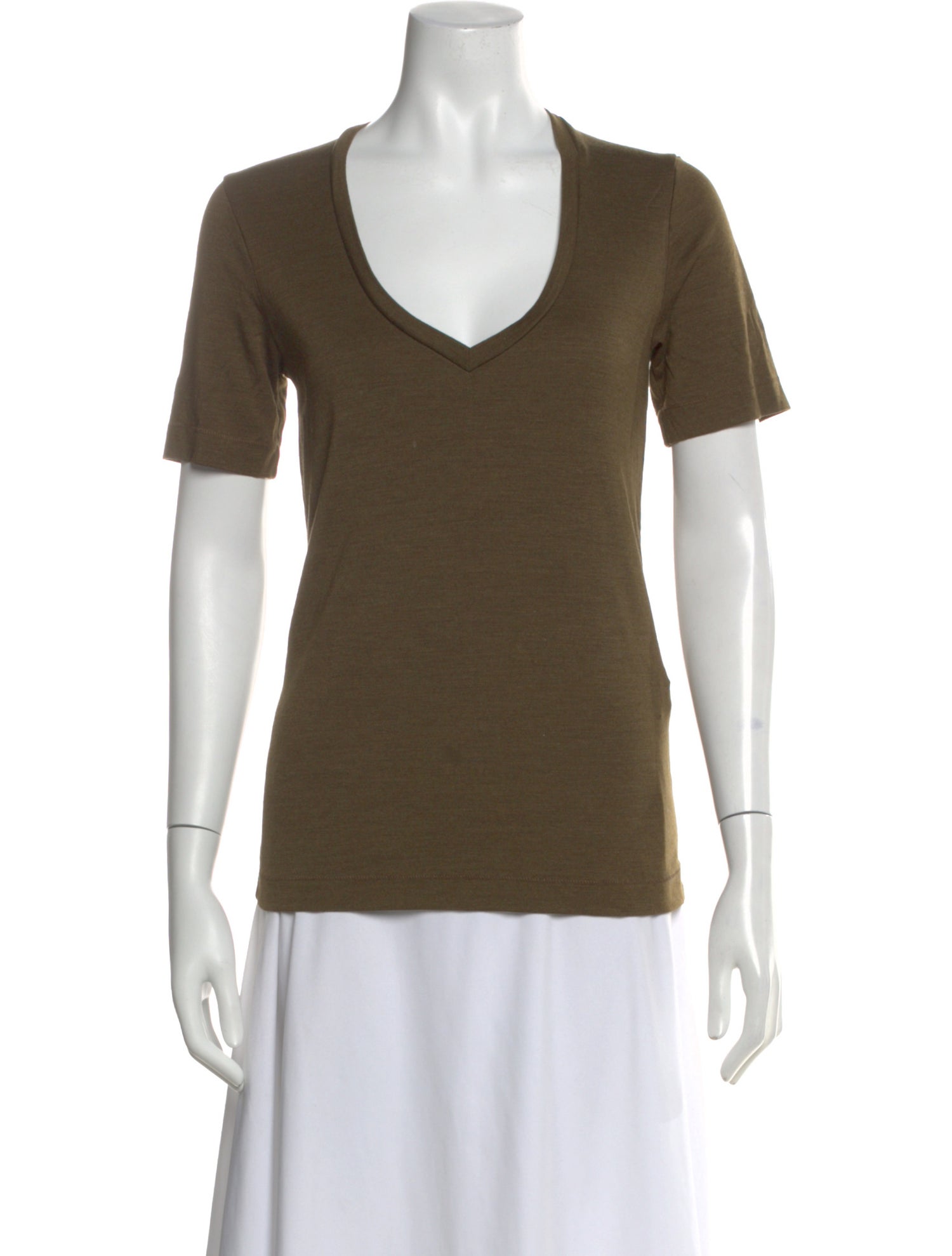 Isabel Marant Wool V-Neck T-Shirt