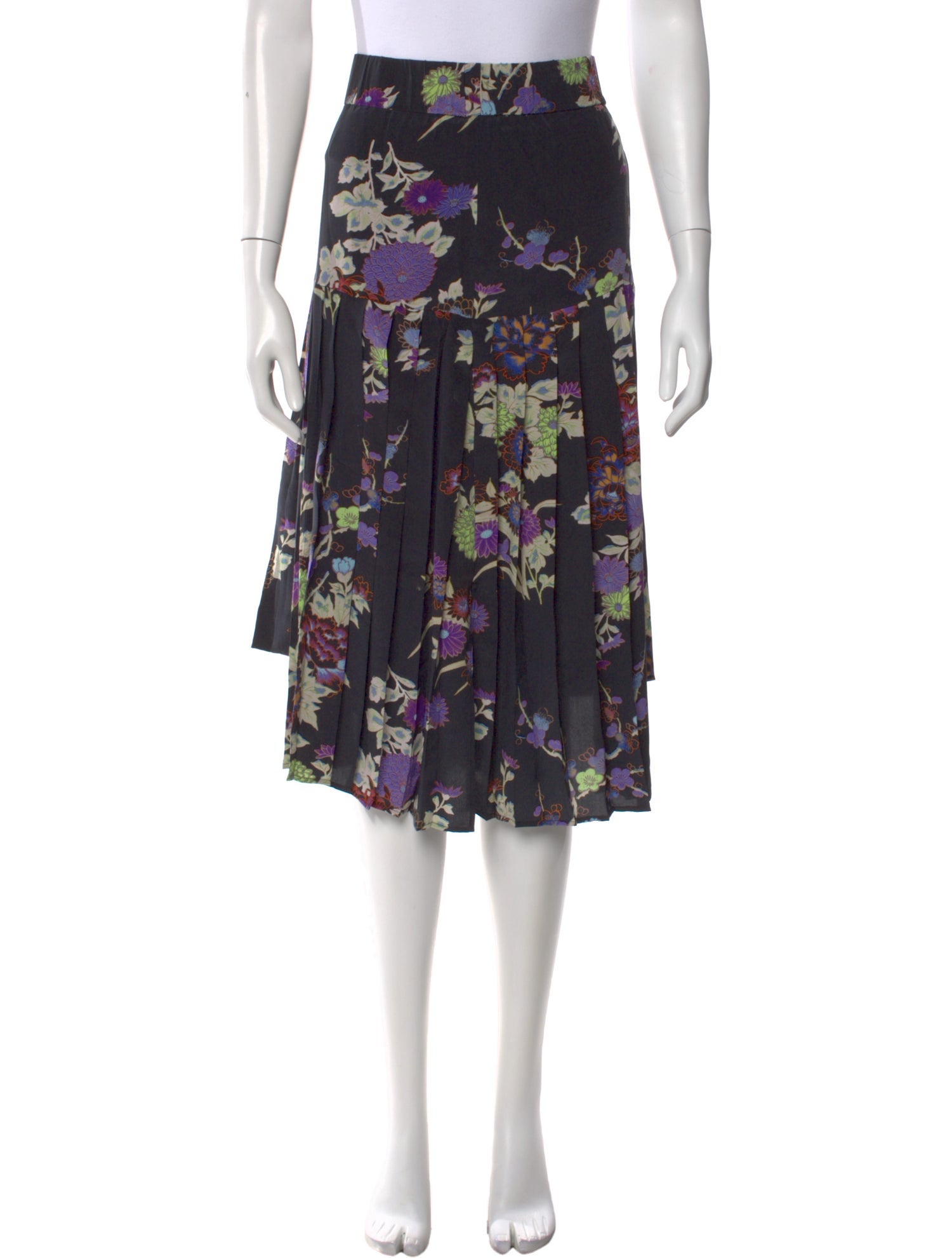 Isabel Marant Silk Knee-Length Skirt