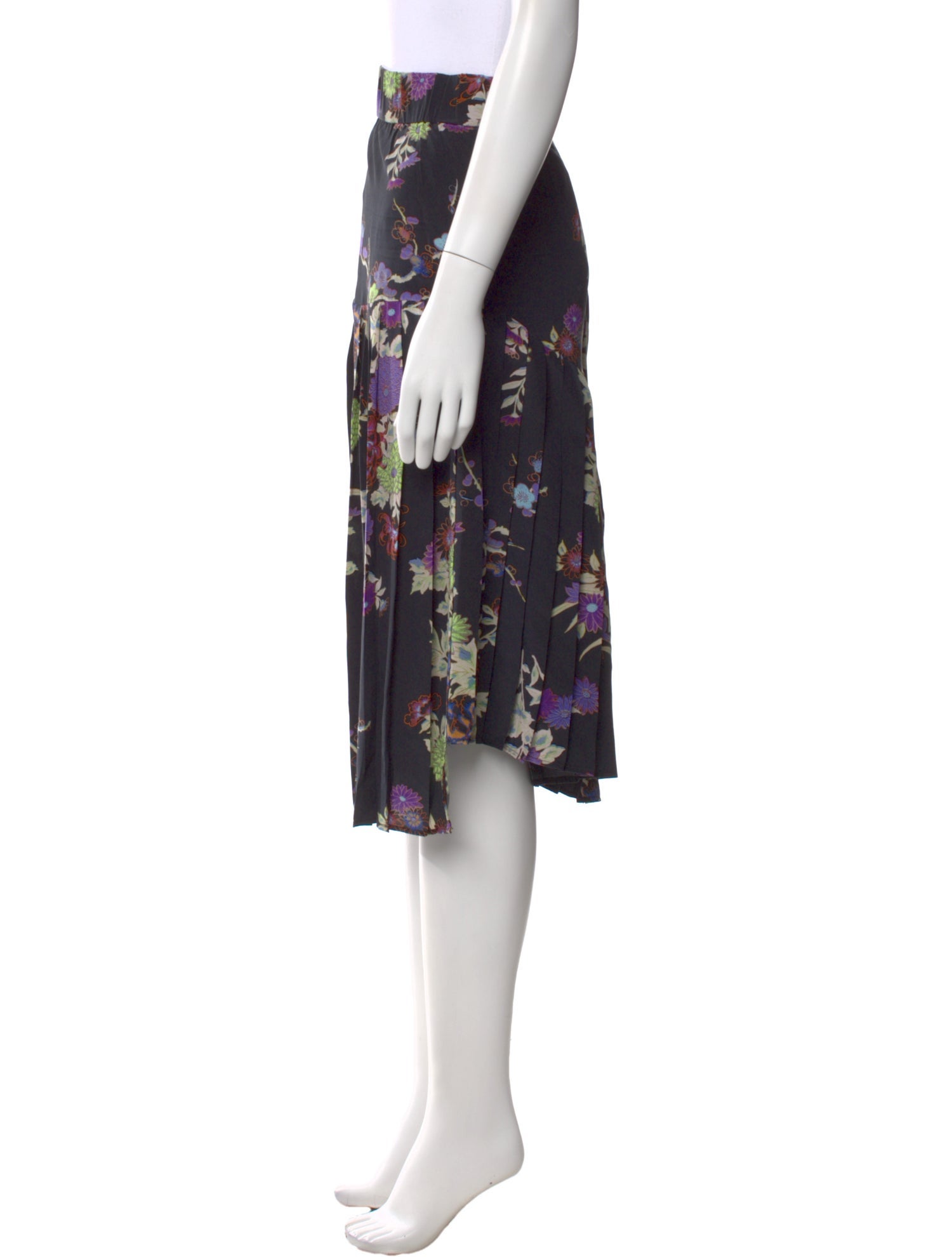 Isabel Marant Silk Knee-Length Skirt