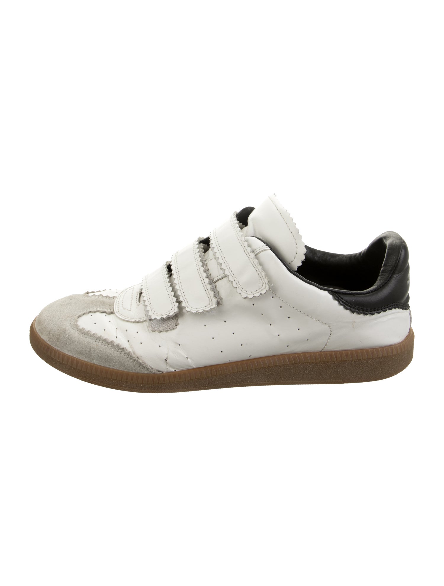 isabel marant スニーカー インヒール スウェード ブーツ used Isabel Marant Leather Sneakers - Sneakers, Shoes - ISA264187 | The