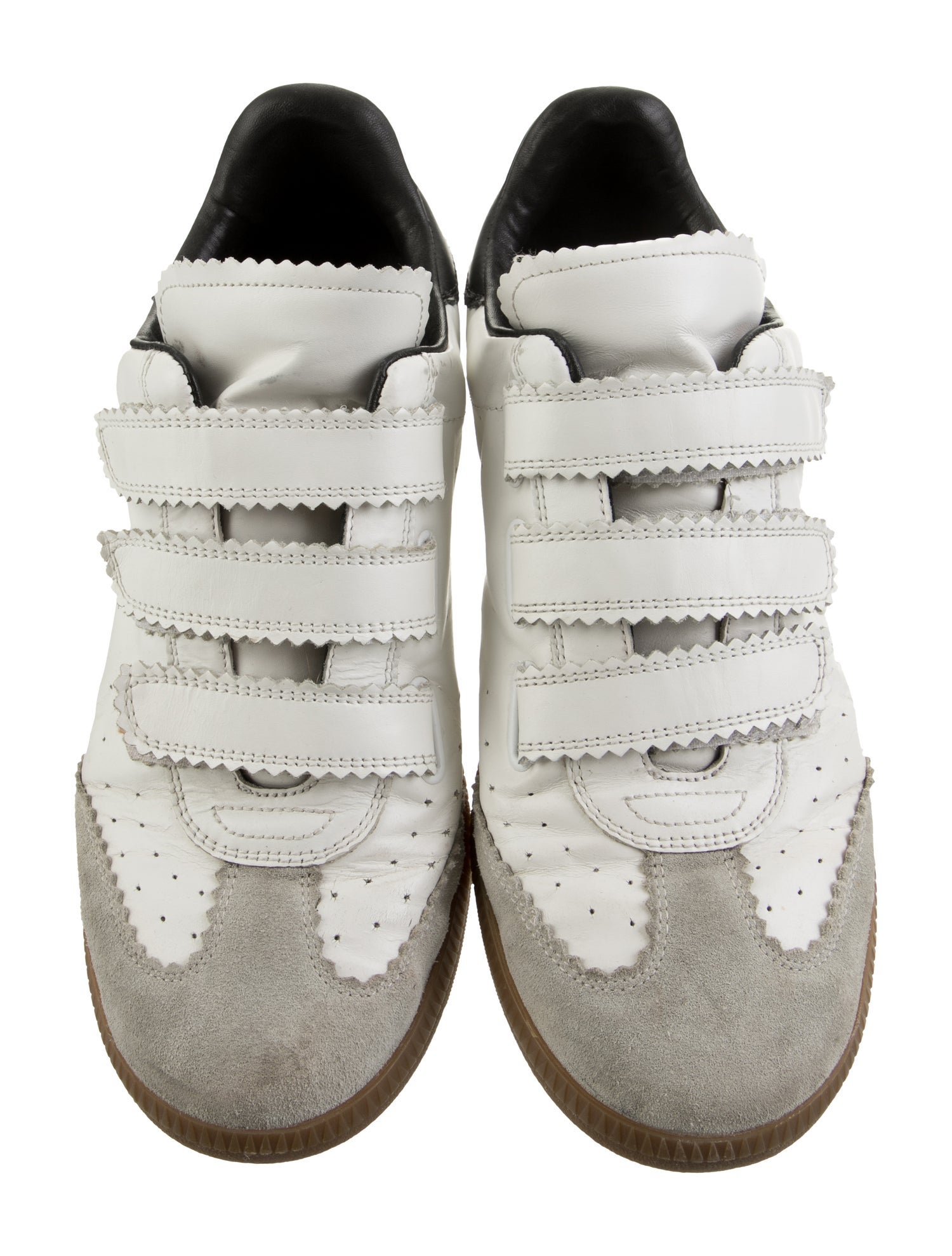Isabel Marant Leather Sneakers - Sneakers, Shoes - ISA264187 | The