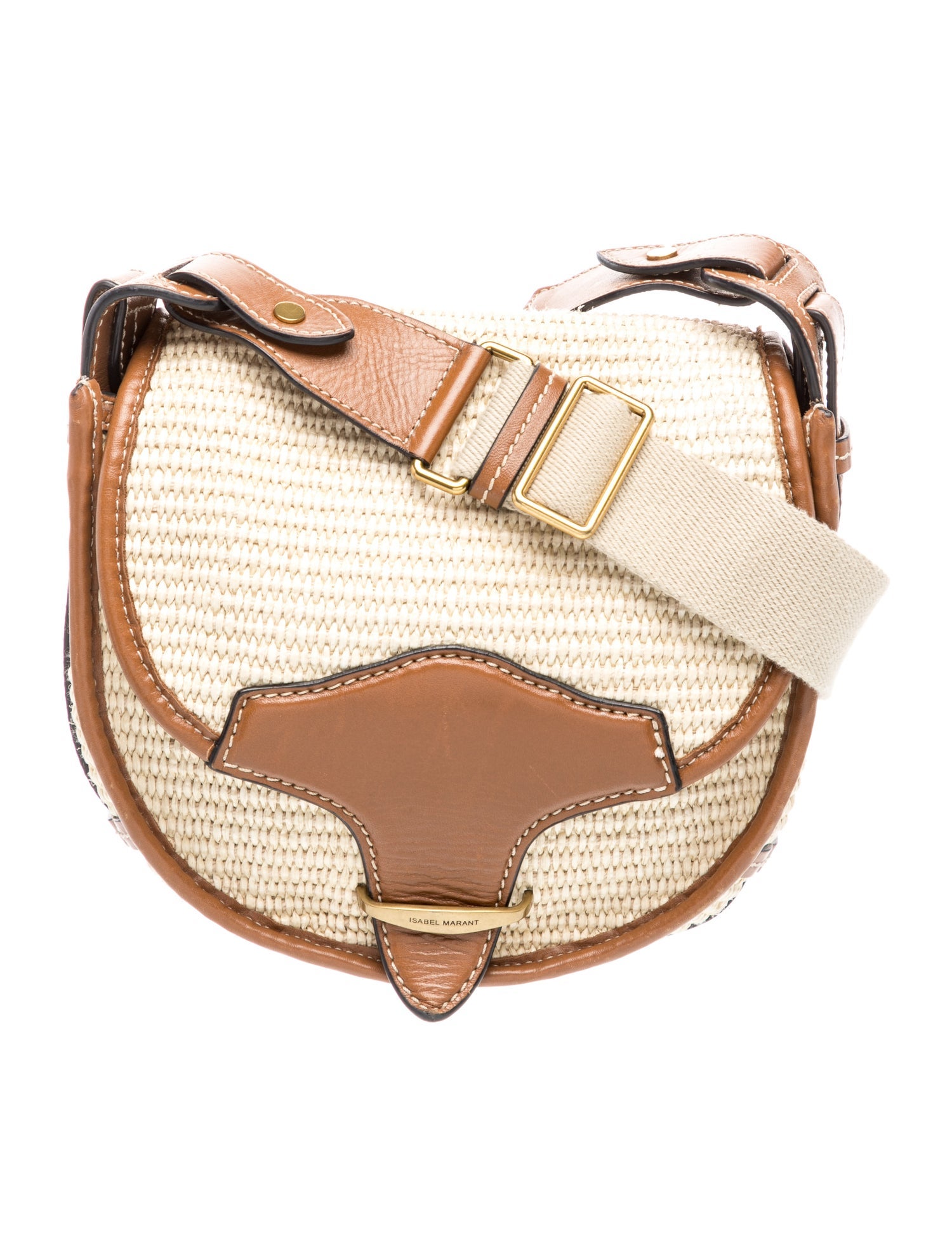 Isabel Marant Raffia Messenger Bag