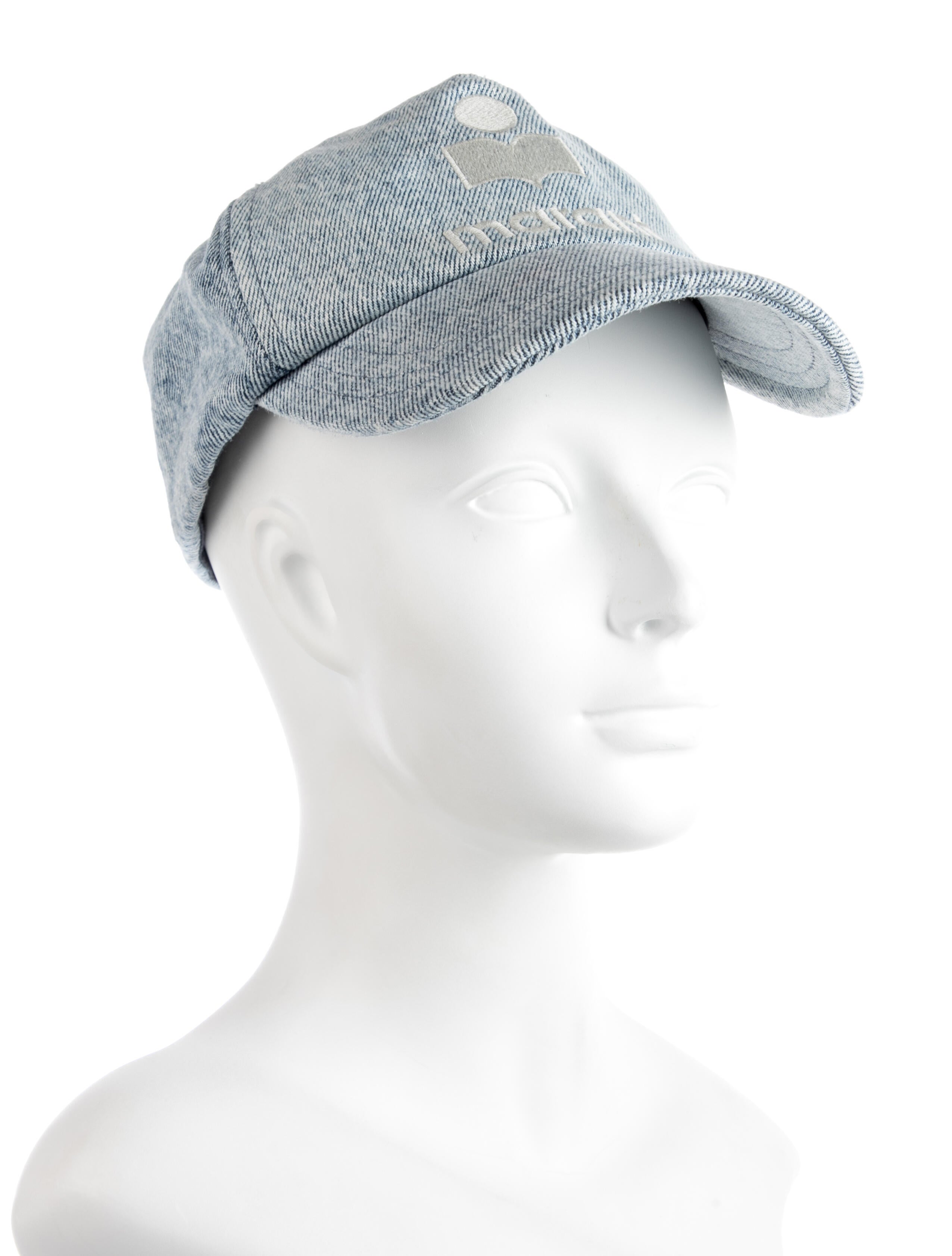 Isabel Marant Blue  Visor Cap Tyron Cap Woman black and ecru | ISABEL MARANT Official  main image 4