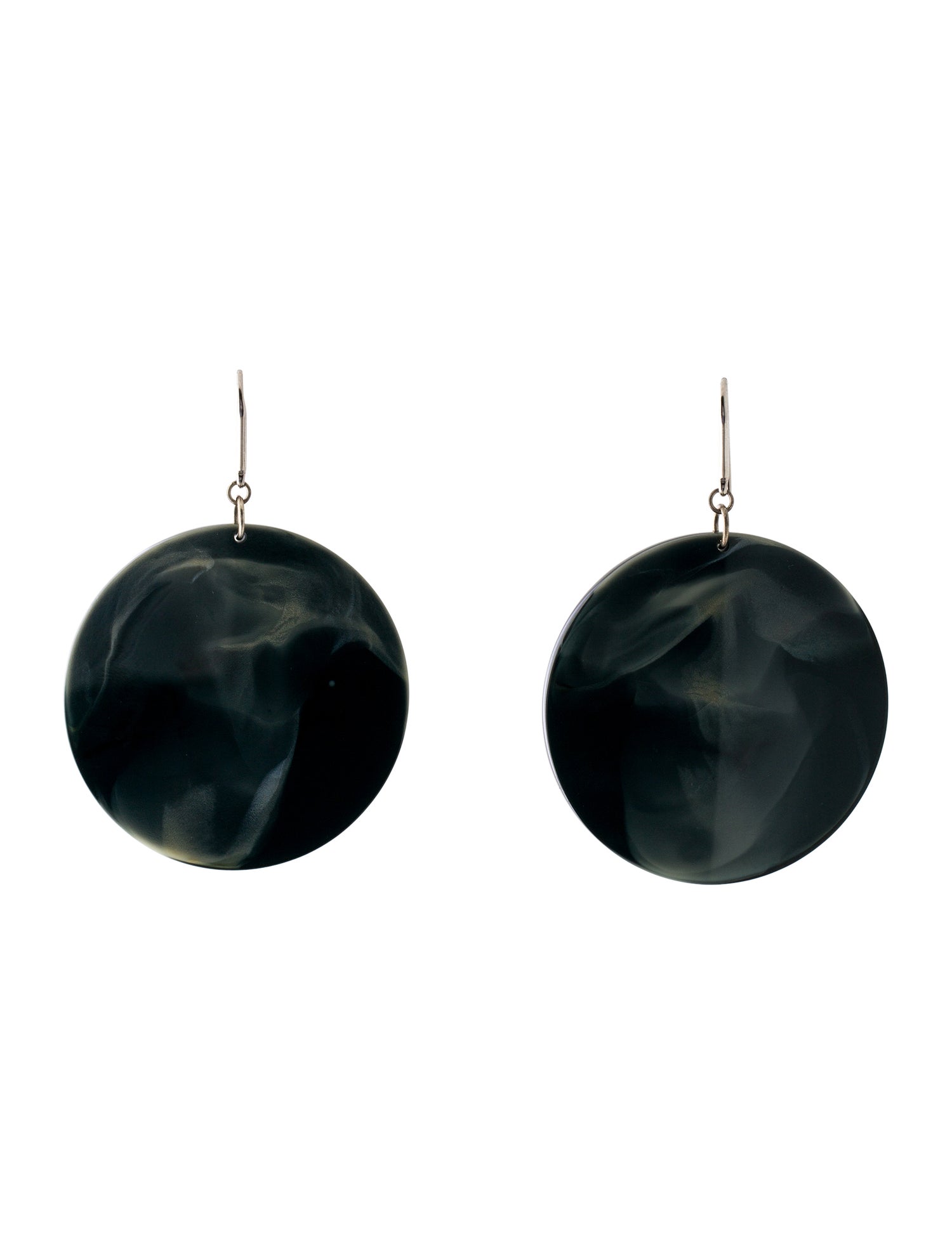 Isabel Marant Resin Big Circle Drop Earrings