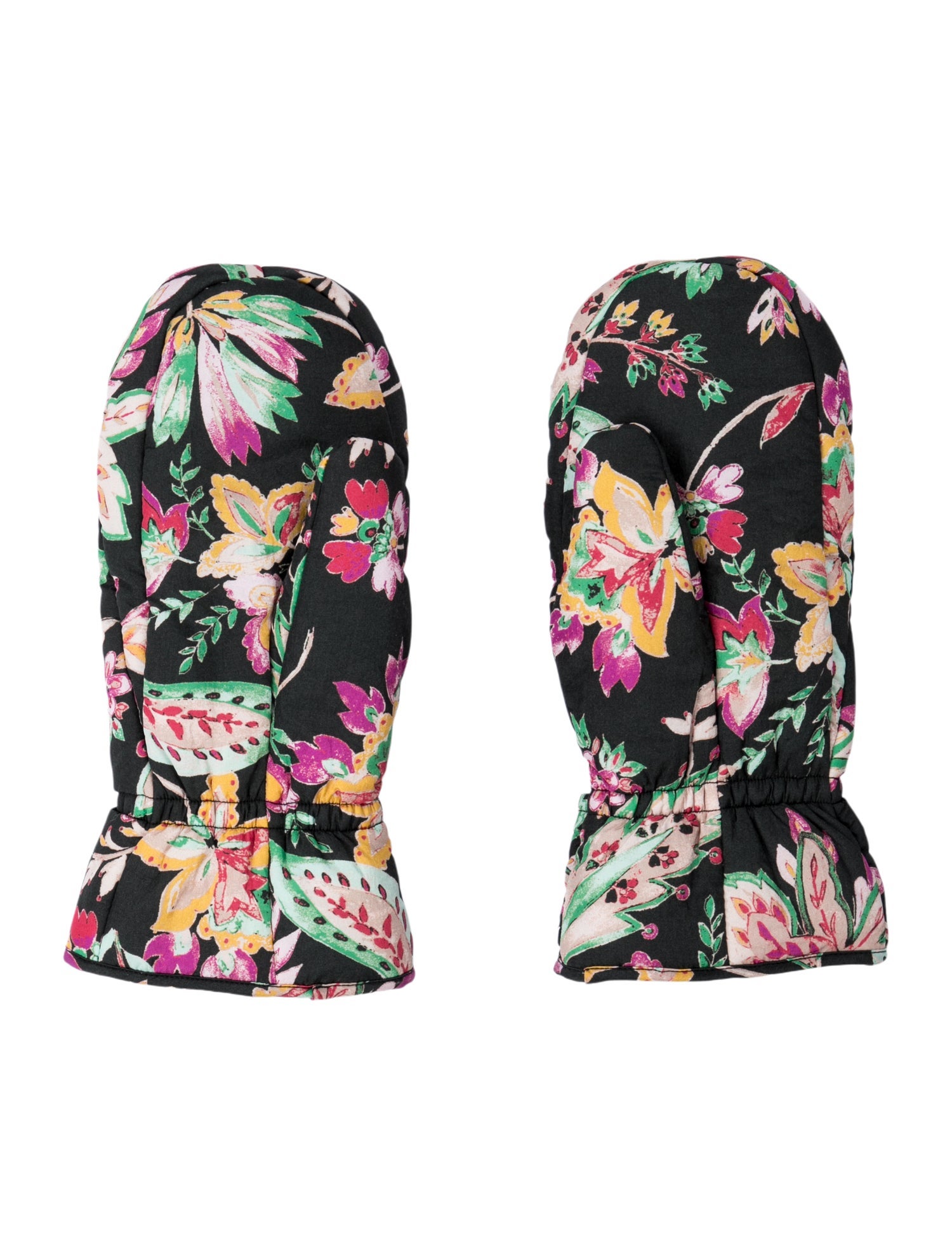 Isabel Marant Flower Patterned Winter Gloves