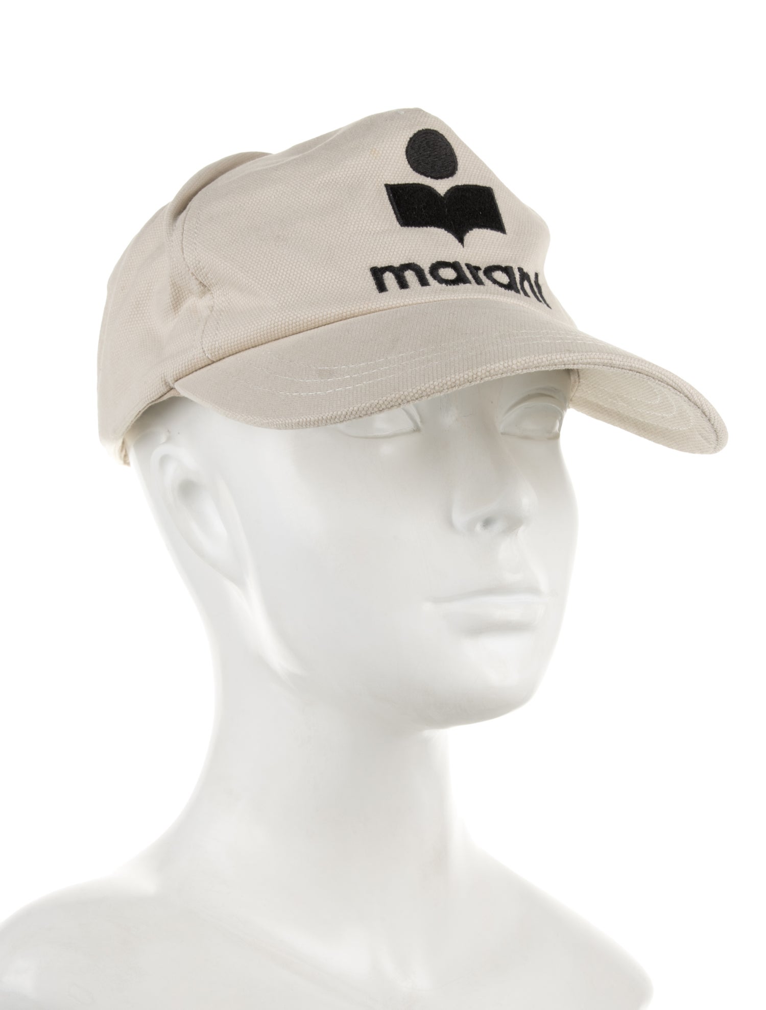 Isabel Marant Neutral Cotton Cap