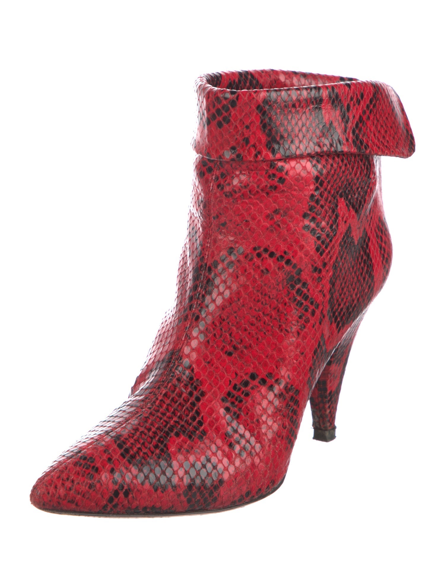 Isabel Marant Snakeskin Animal Print Boots