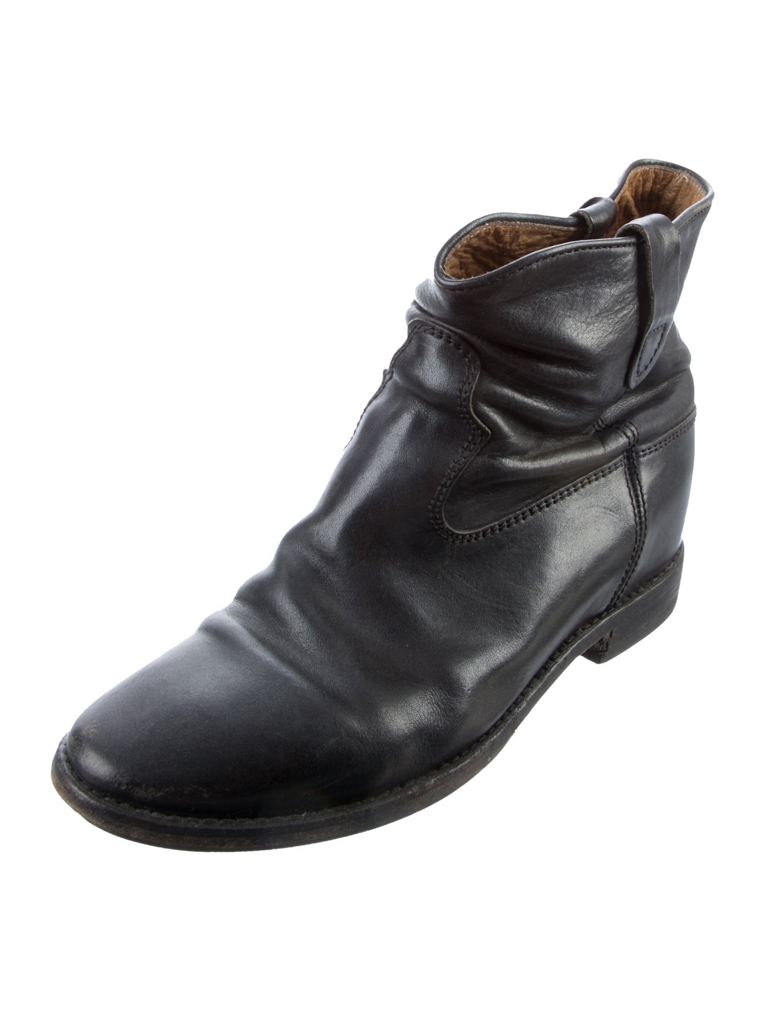 Isabel Marant Leather Slouch Boots