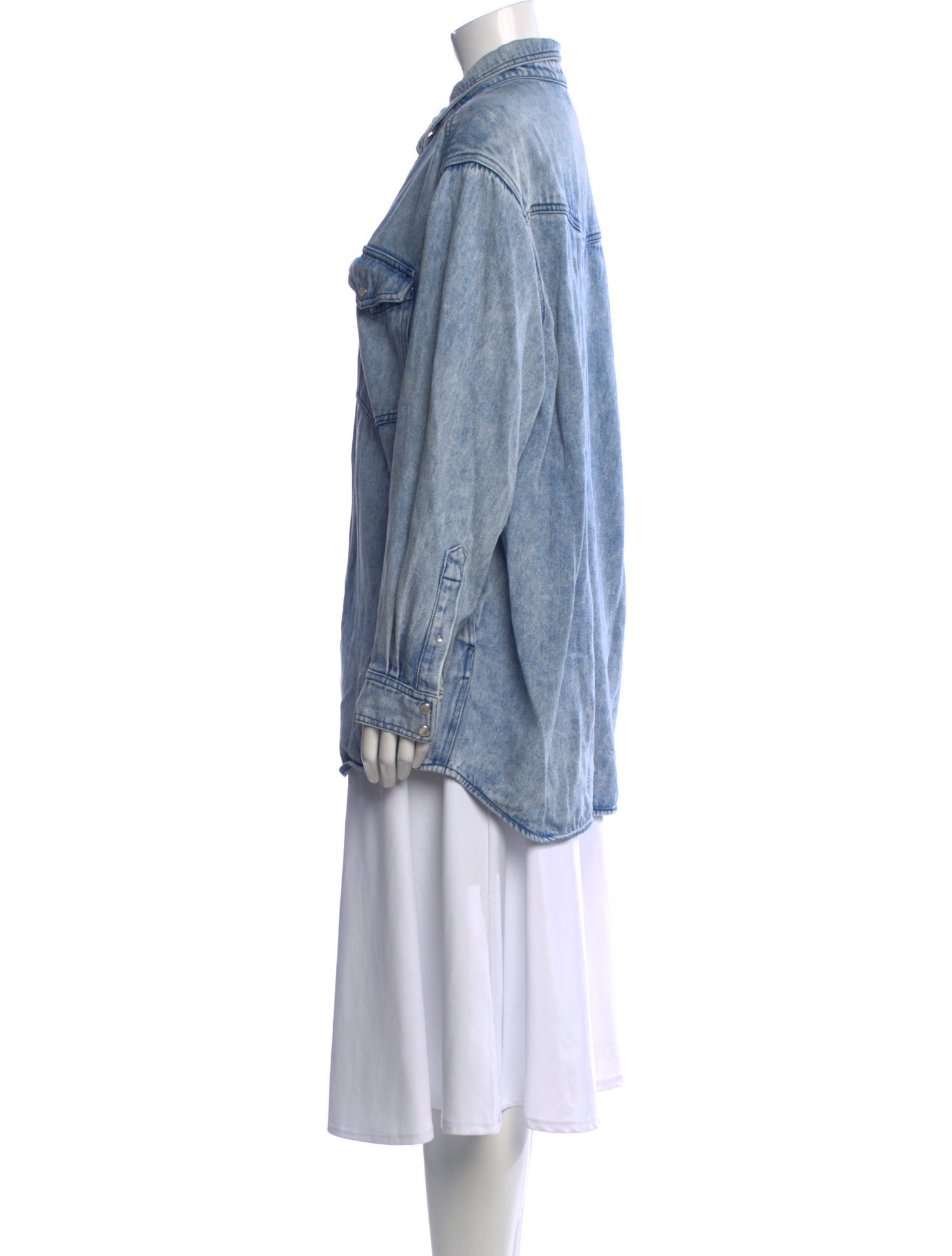 Étoile Isabel Marant Long Sleeve Button-Up Top
