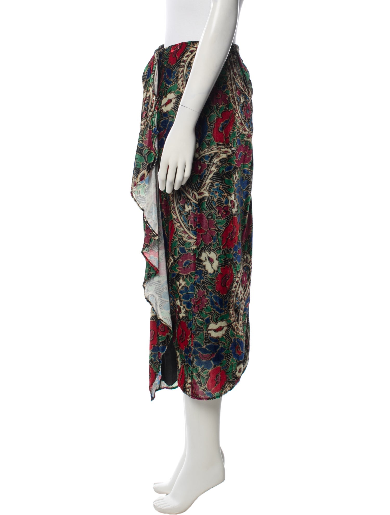 Isabel Marant Paisley Print Long Skirt