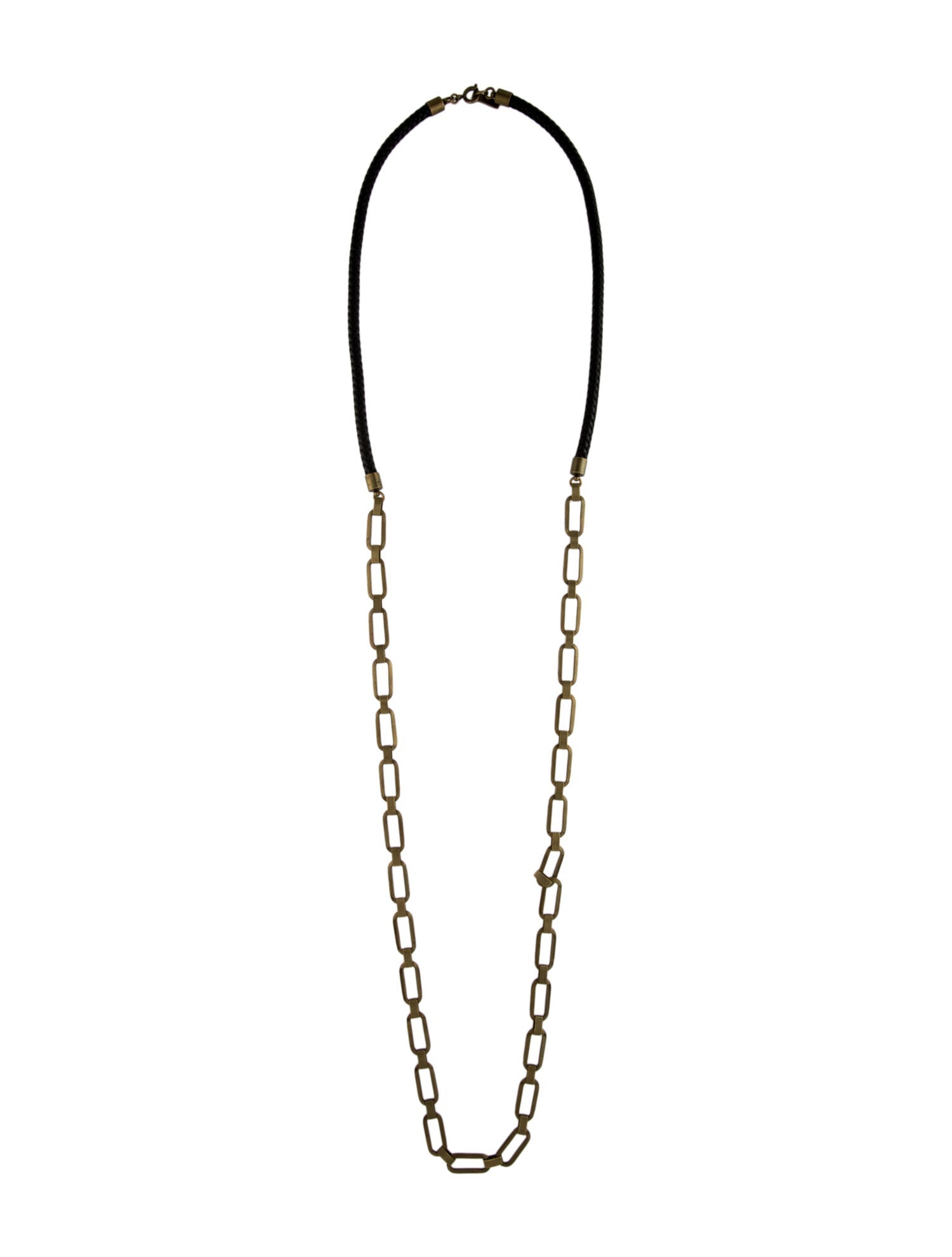 Isabel Marant Fabric Long Chain Necklace