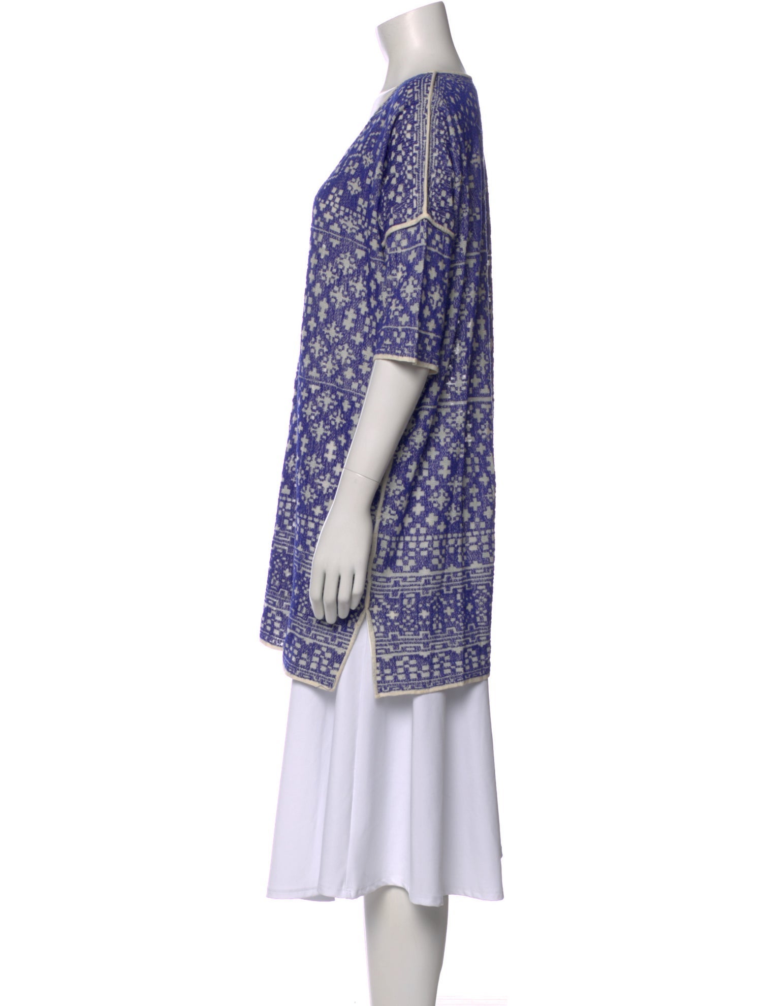 Isabel Marant Patterned V-Neck Top