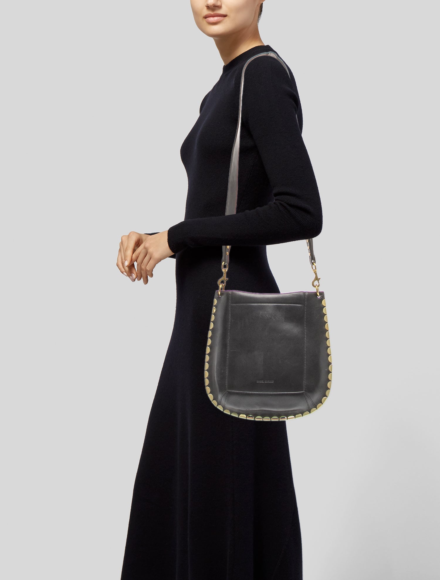 Moschino Leather Pizza Box Crossbody Bag - White Crossbody Bags