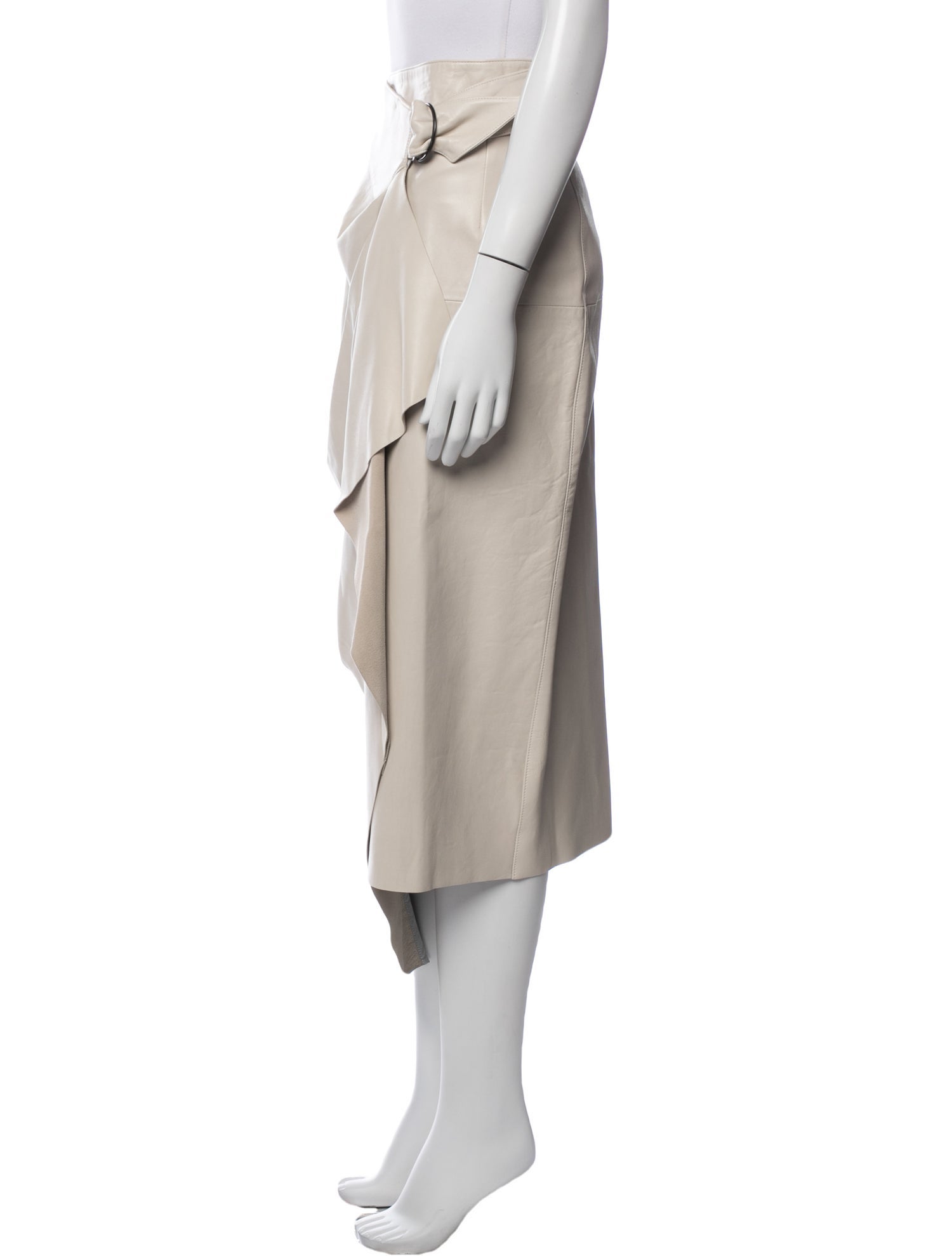 Isabel Marant Leather Midi Length Skirt