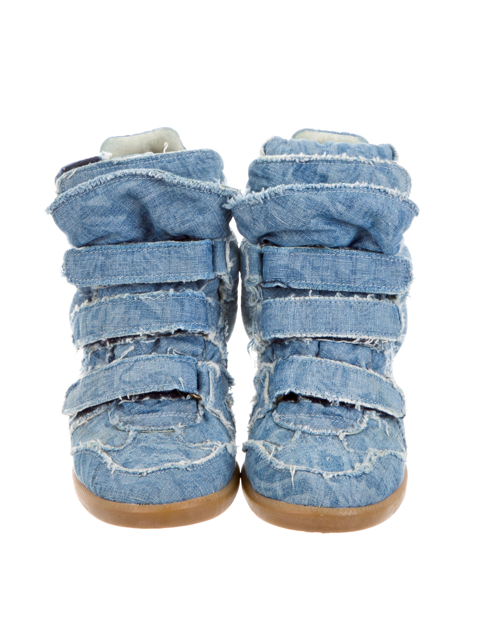Isabel Marant Denim Beckett Sneakers - Blue Sneakers, Shoes