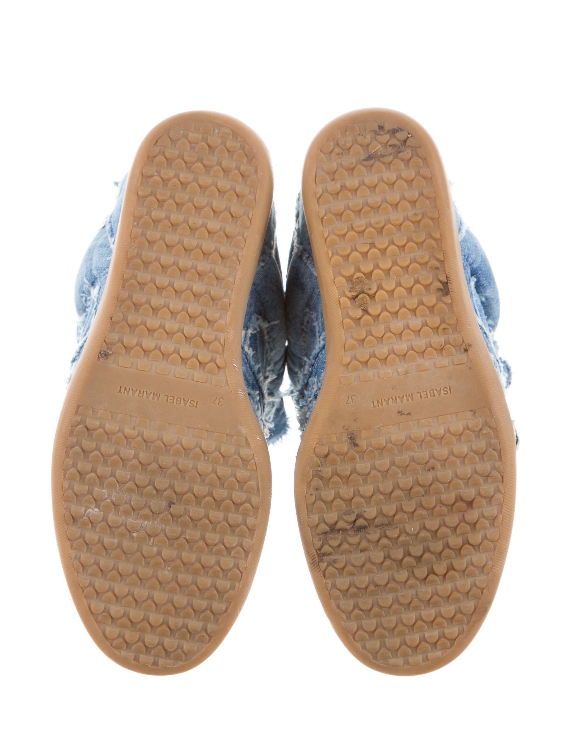 Isabel Marant Denim Beckett Sneakers - Blue Sneakers, Shoes