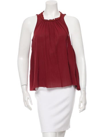 Isabel Marant Sleeveless Pleated Top